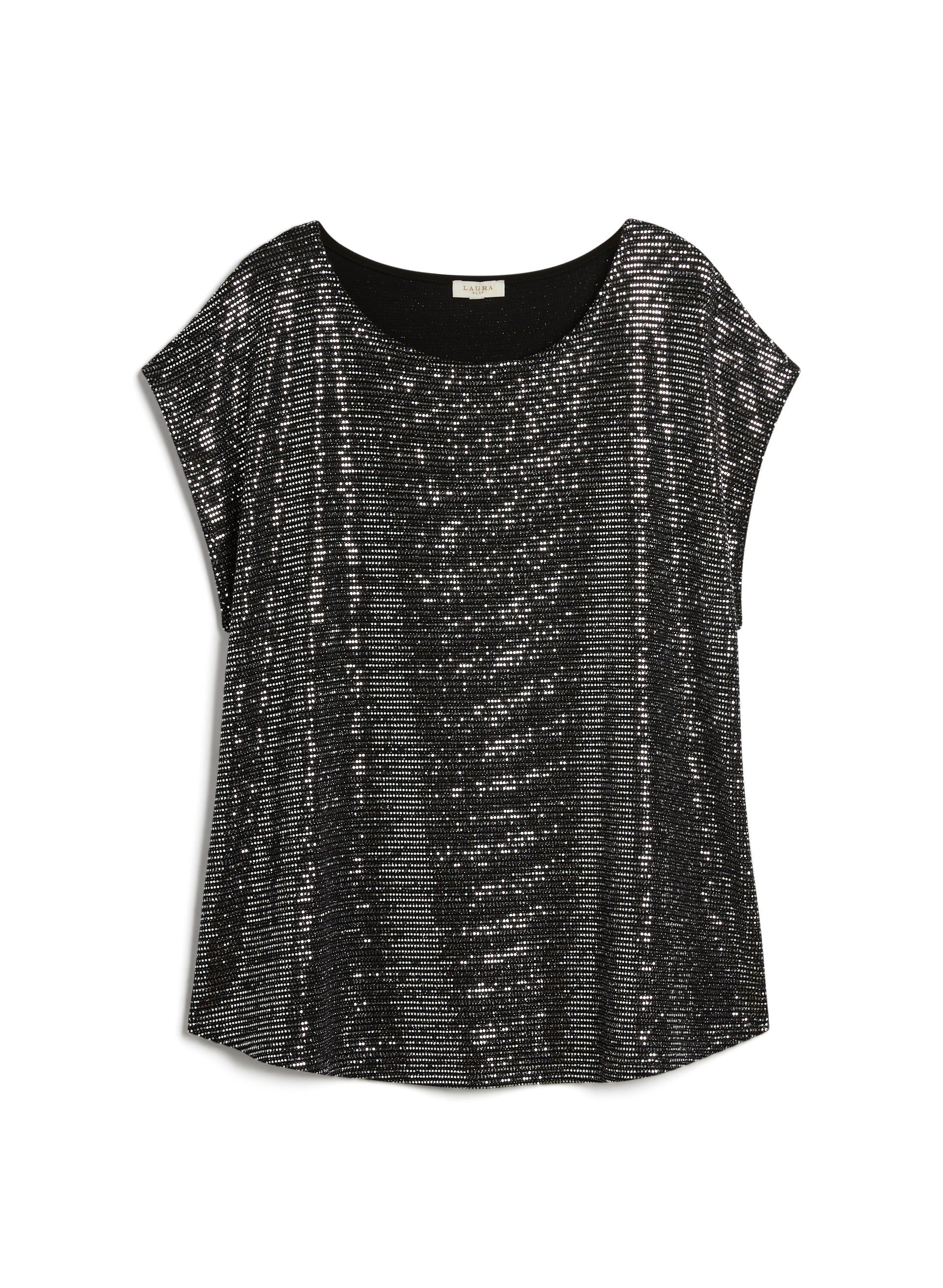 Sequin Drop Shoulder Top sold by Laura product image thumbnail 5