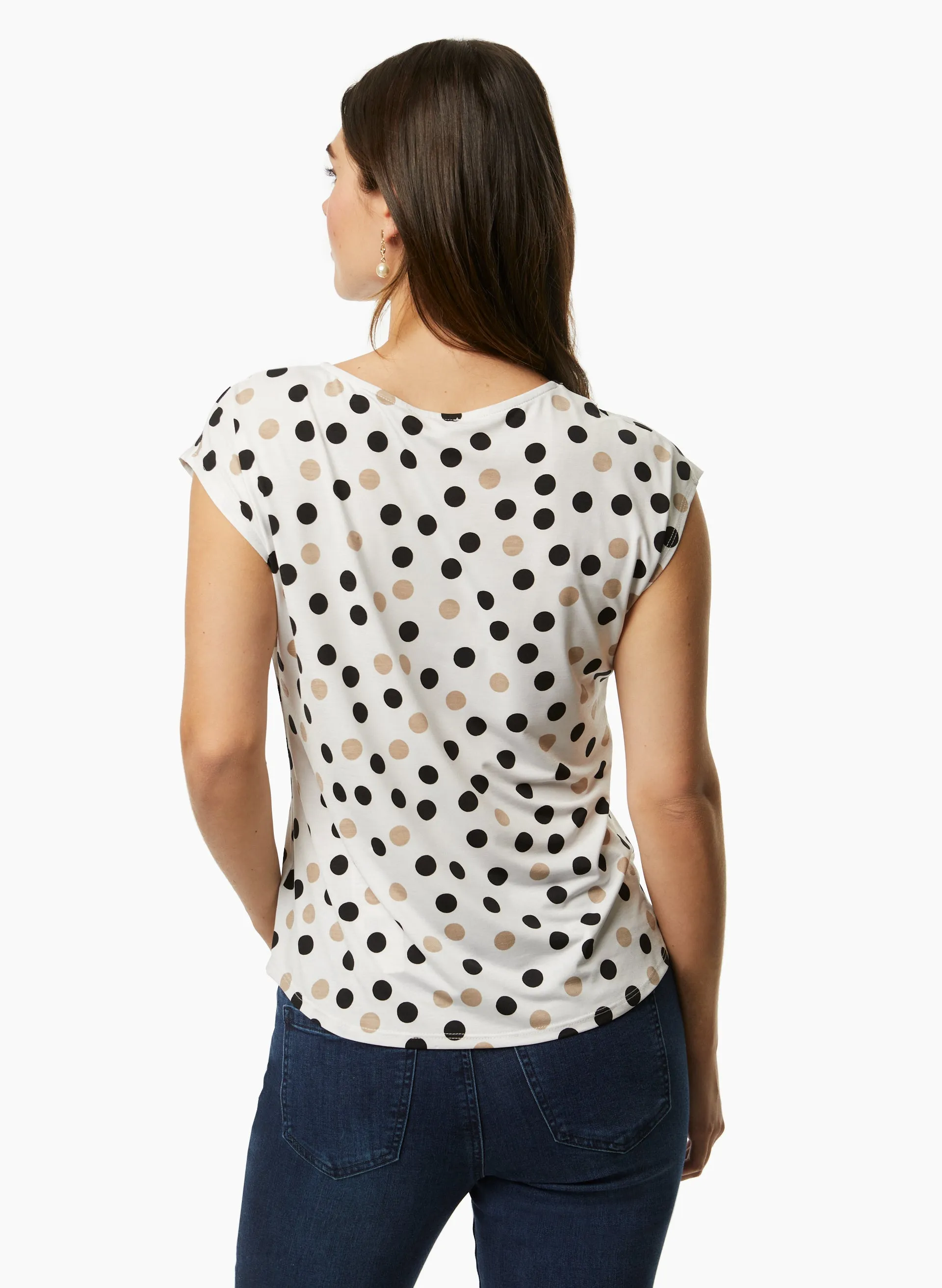 Polka Dot Print Top sold by Laura product image thumbnail 4