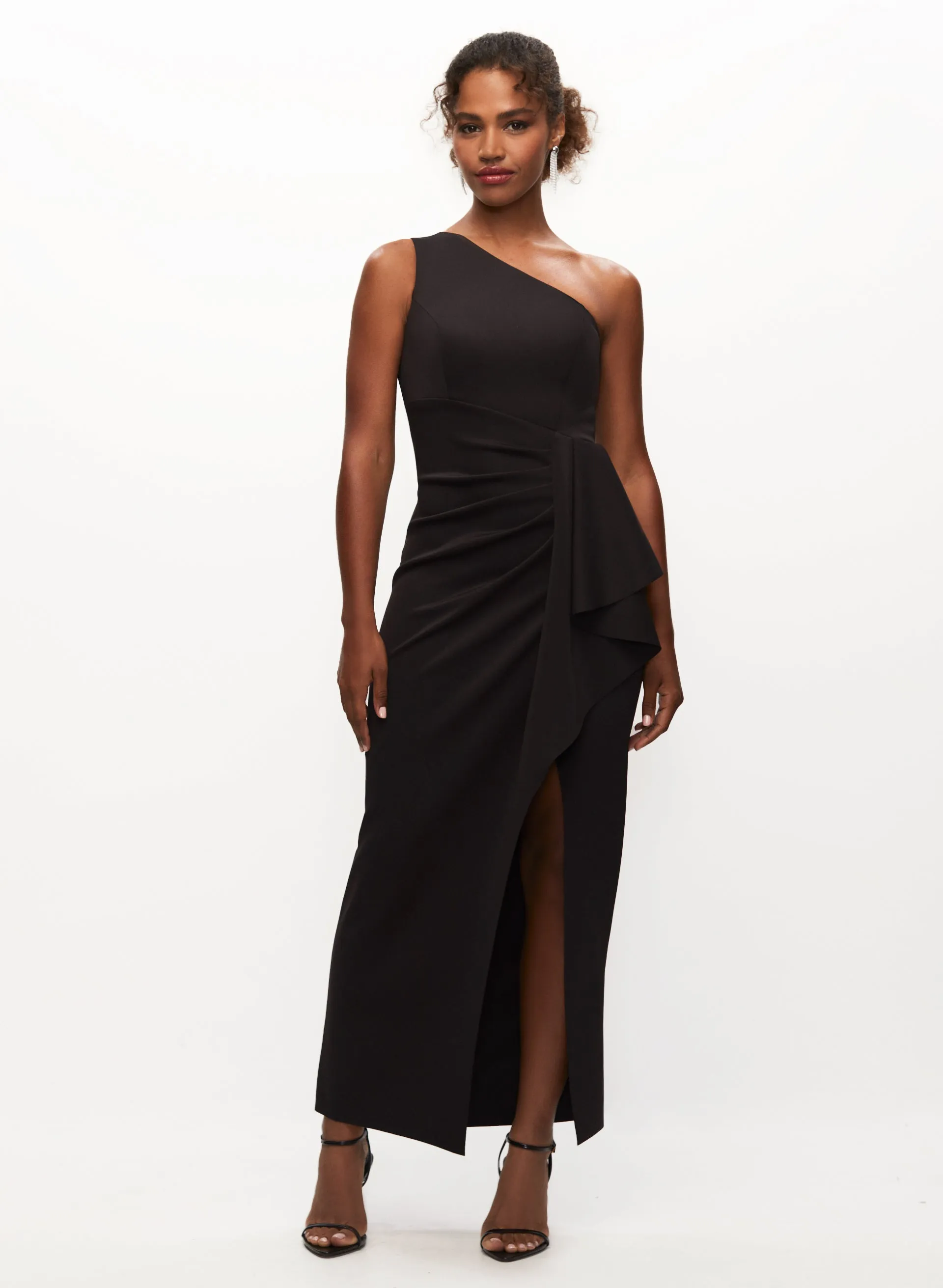 One-Shoulder Ruched Dress sold by Laura