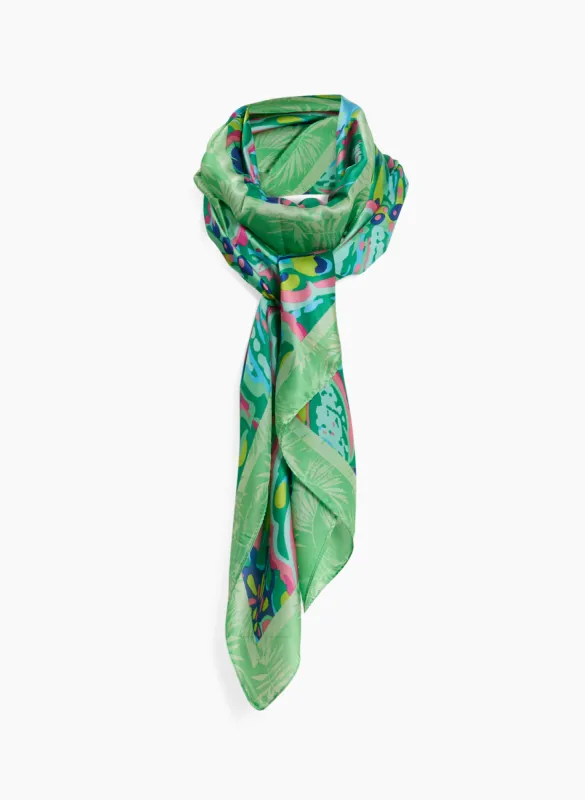 Tropical Satin Scarf sold by Laura