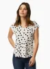 Polka Dot Print Top sold by Laura