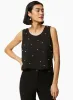 Pearl Detail Sleeveless Top sold by Laura