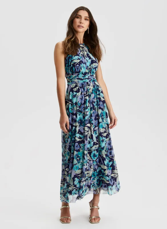 Leaf Print Dress sold by Laura