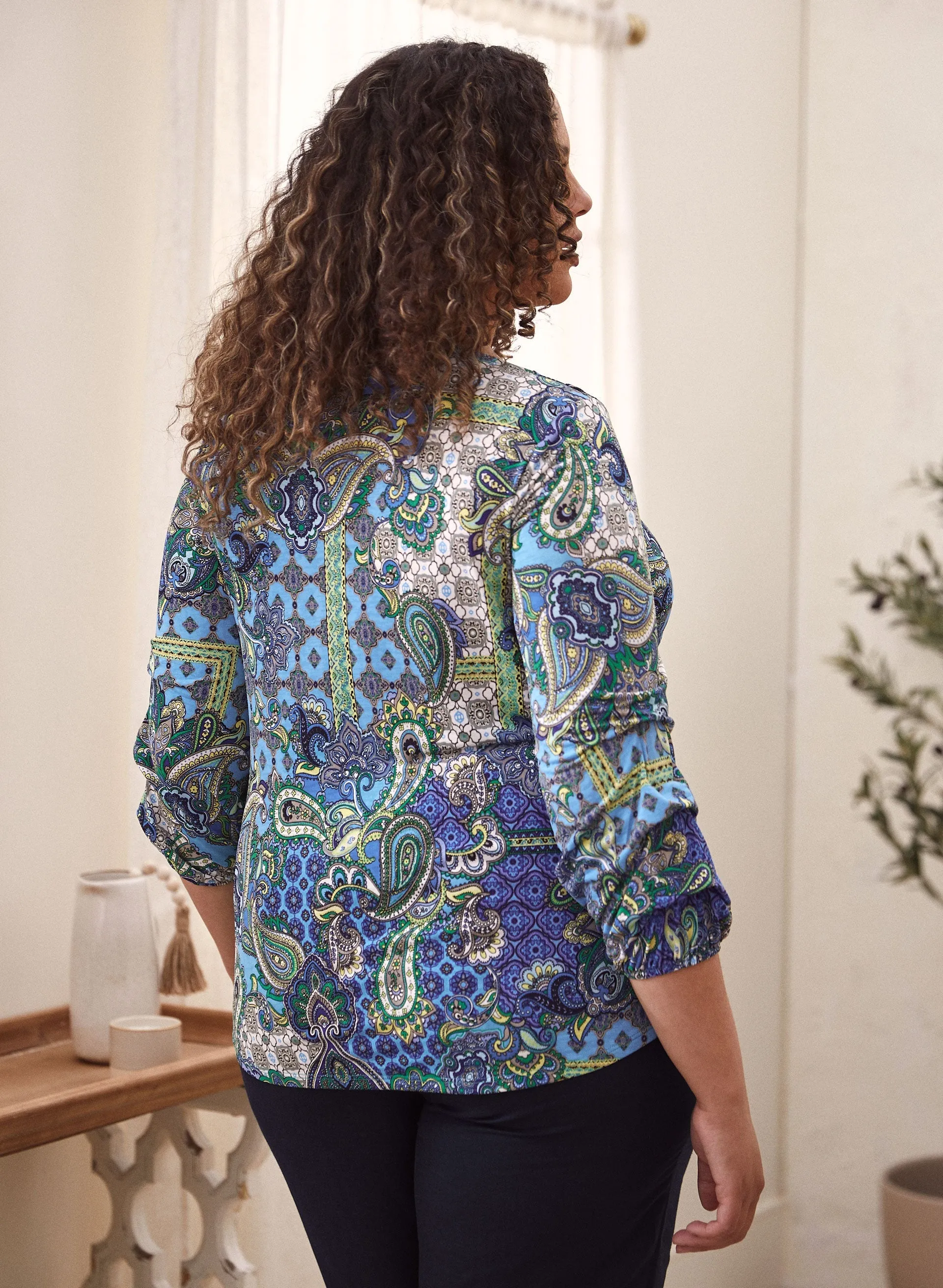 Paisley Print Top sold by Laura product image thumbnail 4