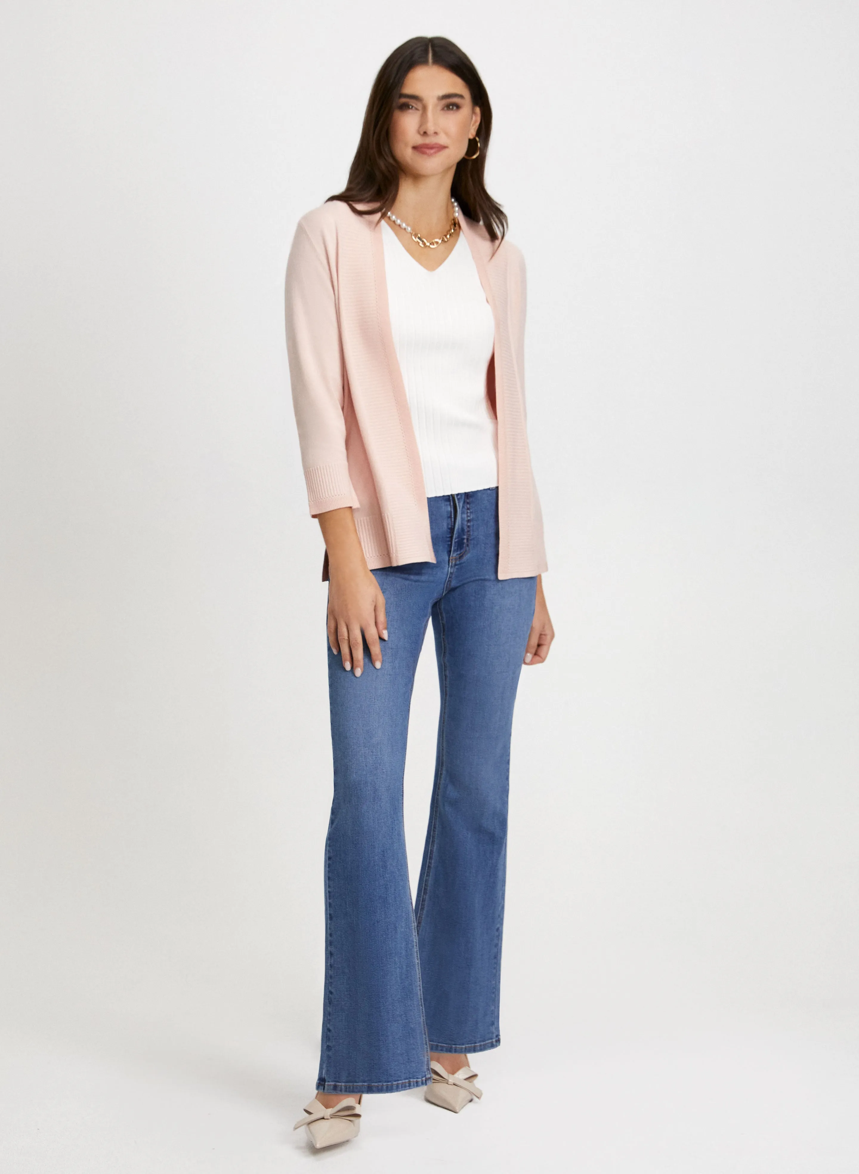 Short Rib Detail Cardigan sold by Laura product image thumbnail 3