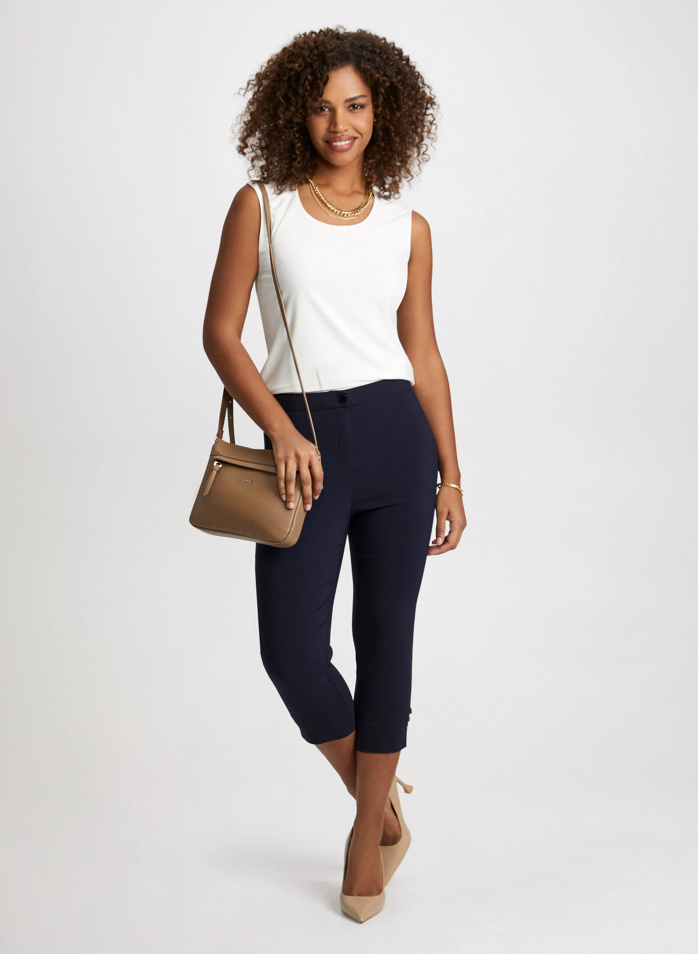 Sleeveless Horseshoe Neckline Top sold by Laura product image thumbnail 3