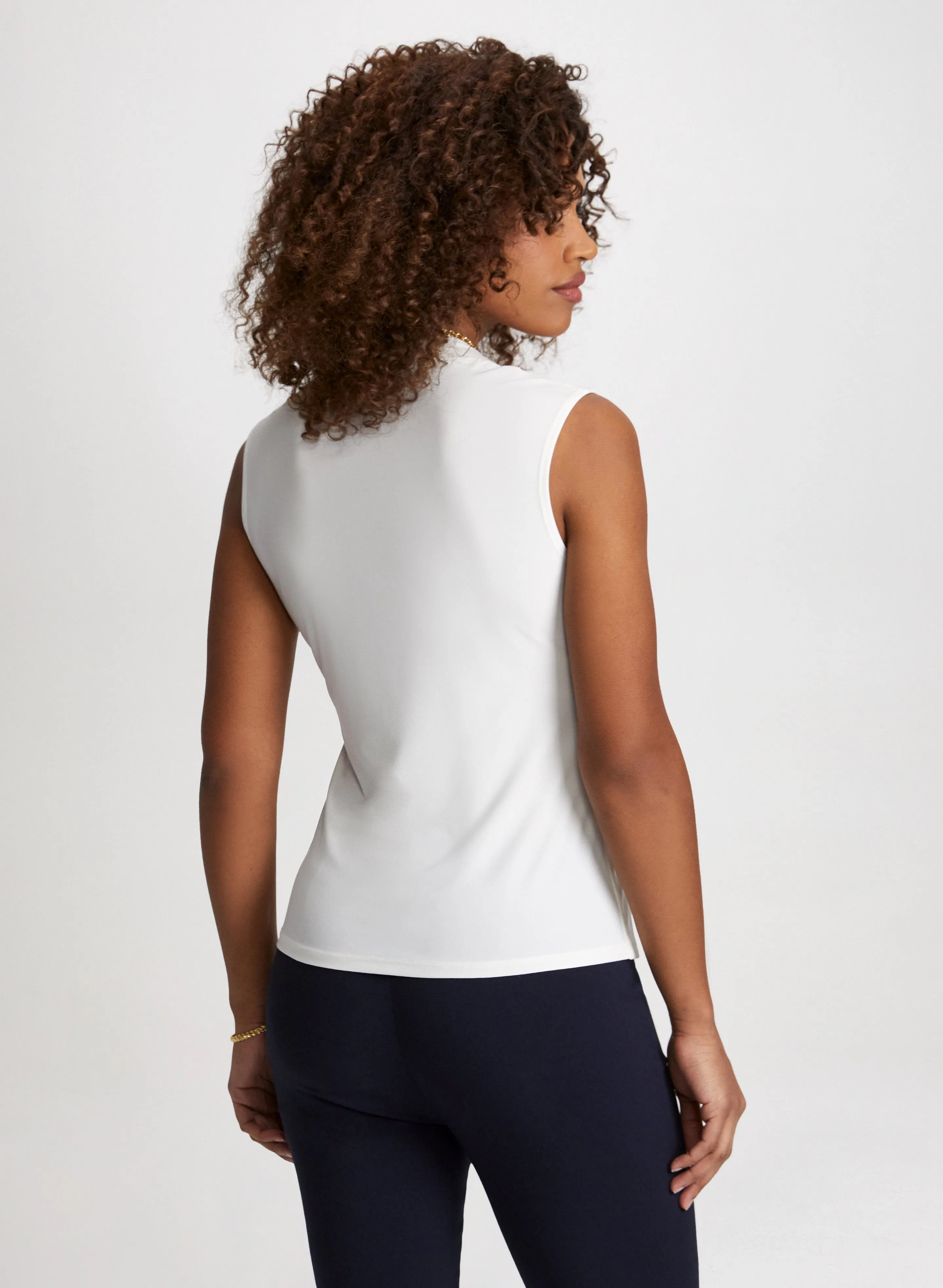 Sleeveless Horseshoe Neckline Top sold by Laura product image thumbnail 4