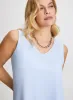 Sleeveless V-Neck Blouse sold by Laura