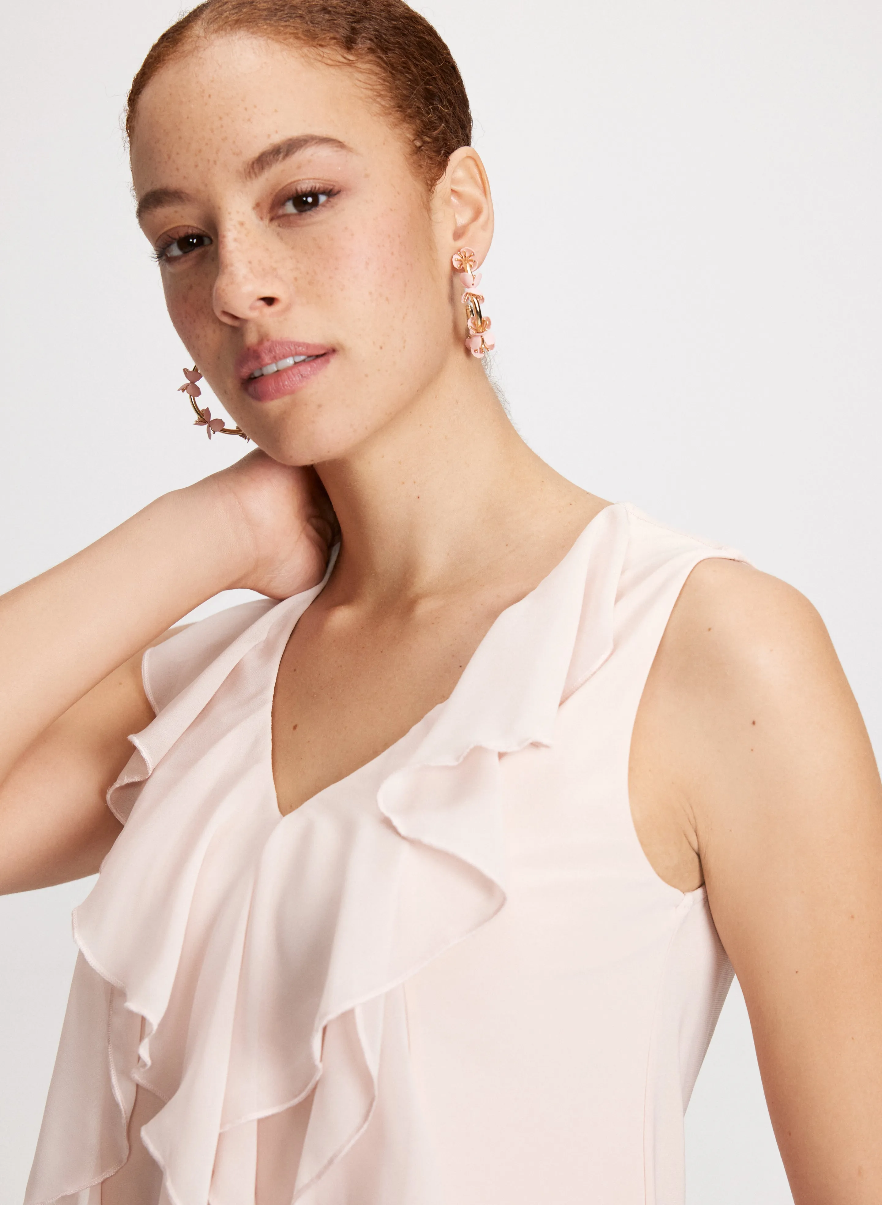 Sleeveless Ruffle Top sold by Laura product image thumbnail 2