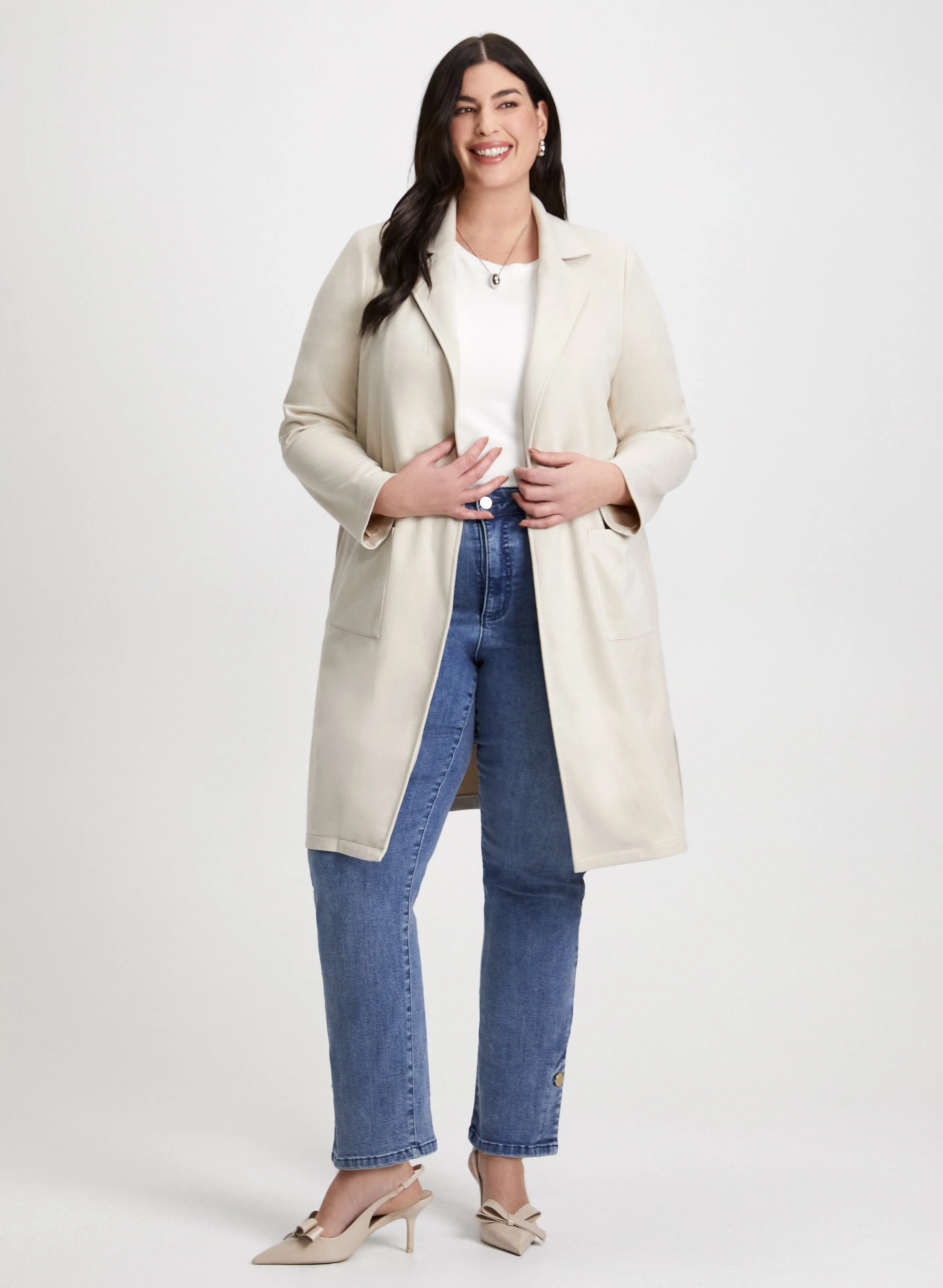 Long Jacket & Straight Leg Jeans sold by Laura