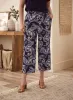Paisley Print Gaucho Pull-On Pants sold by Laura