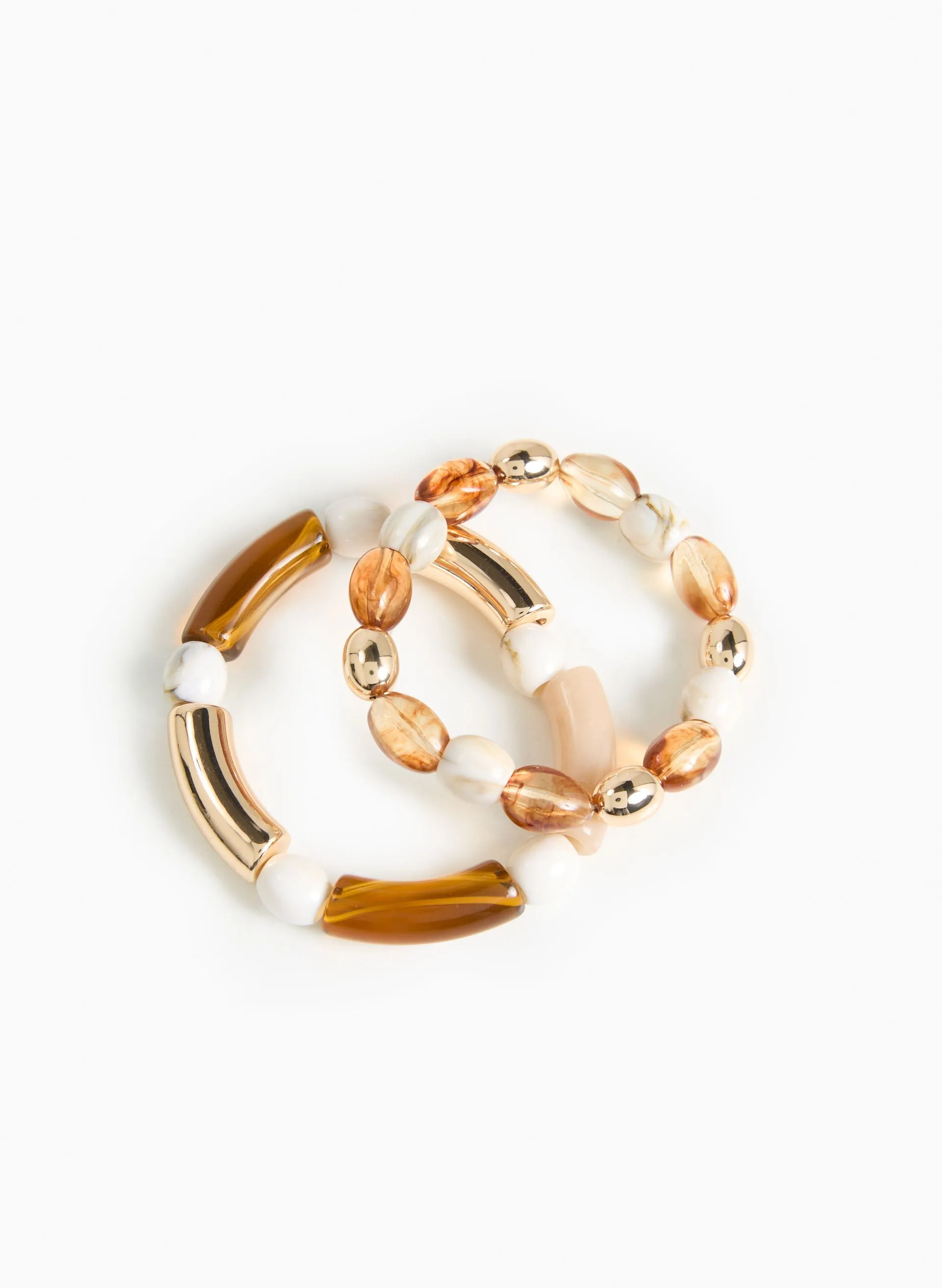 Multi-Shape Bead Bracelet Set sold by Laura