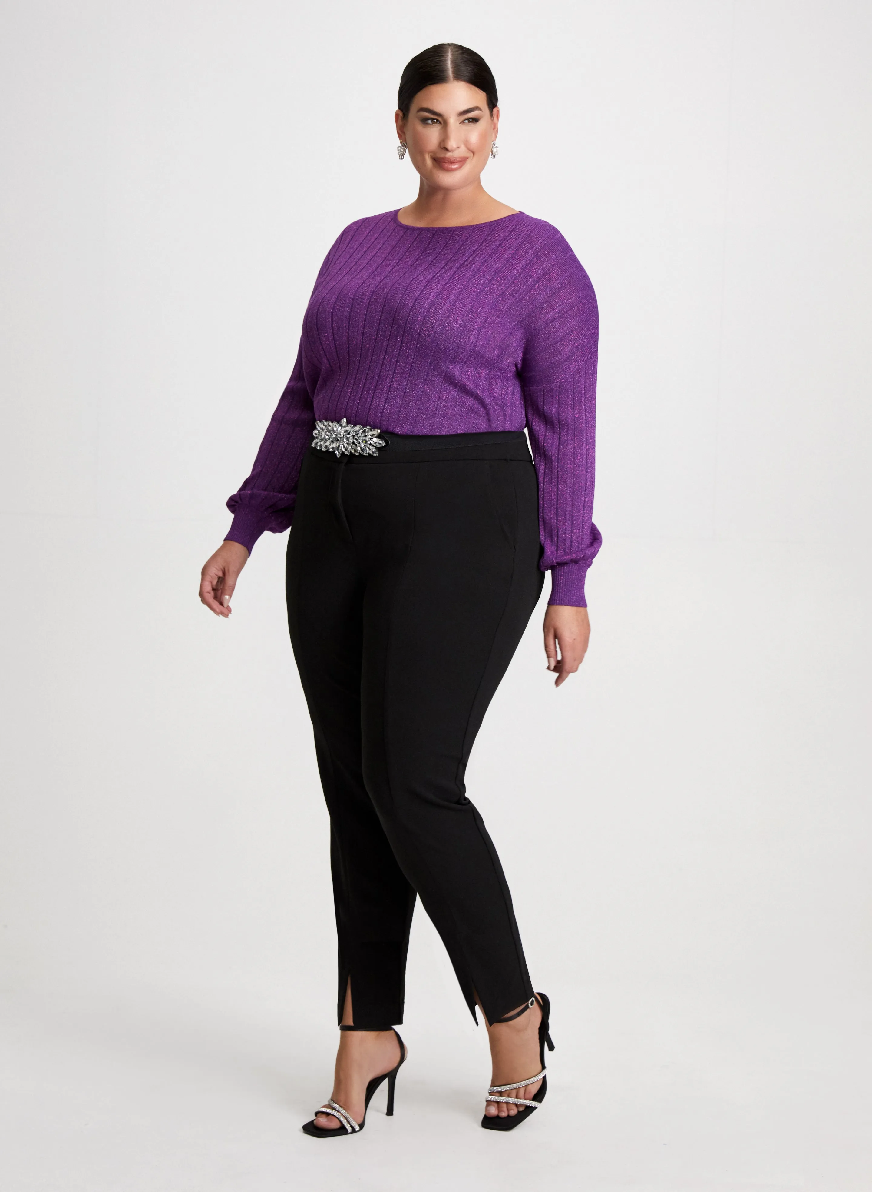Puff Sleeve Top & City Fit Pants sold by Laura