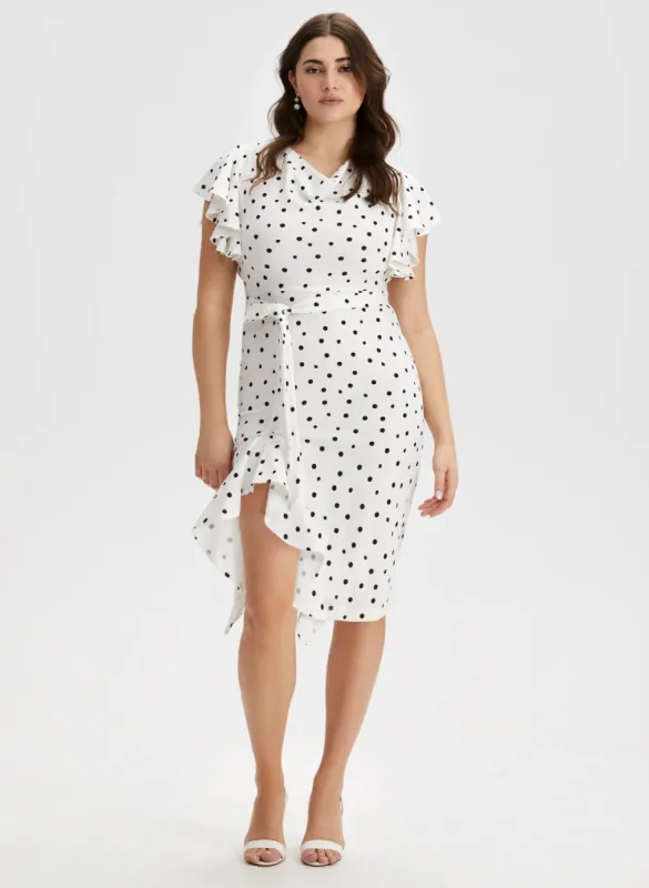 Polka Dot Print Dress sold by Laura