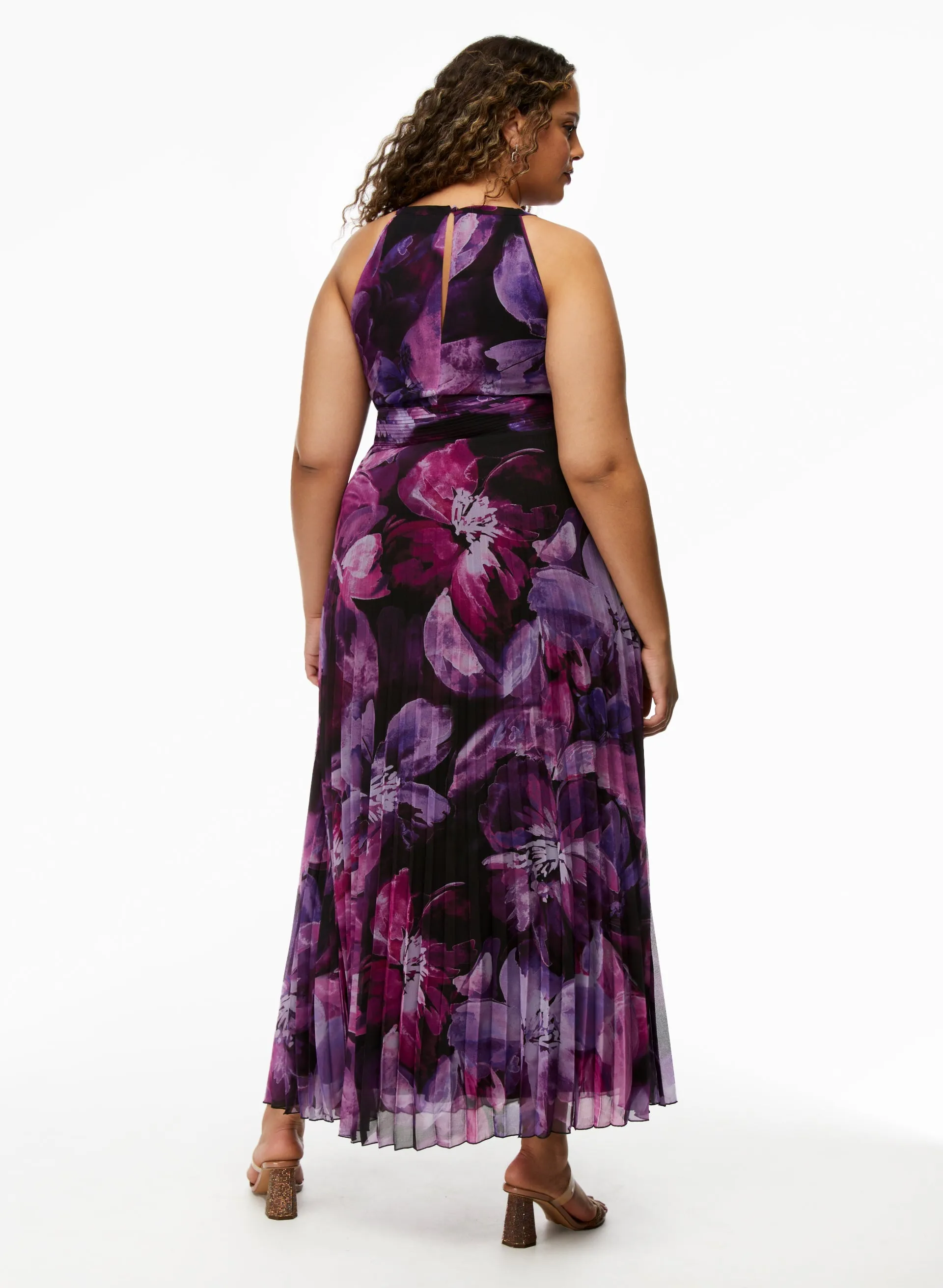 Halter Neck Chiffon Dress sold by Laura product image thumbnail 2