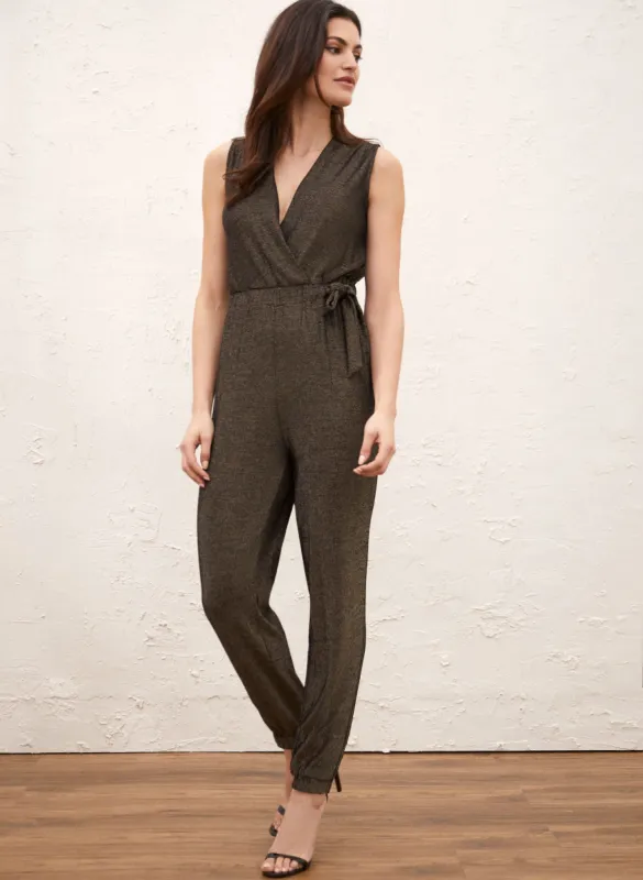 Shimmer Detail Jumpsuit sold by Laura
