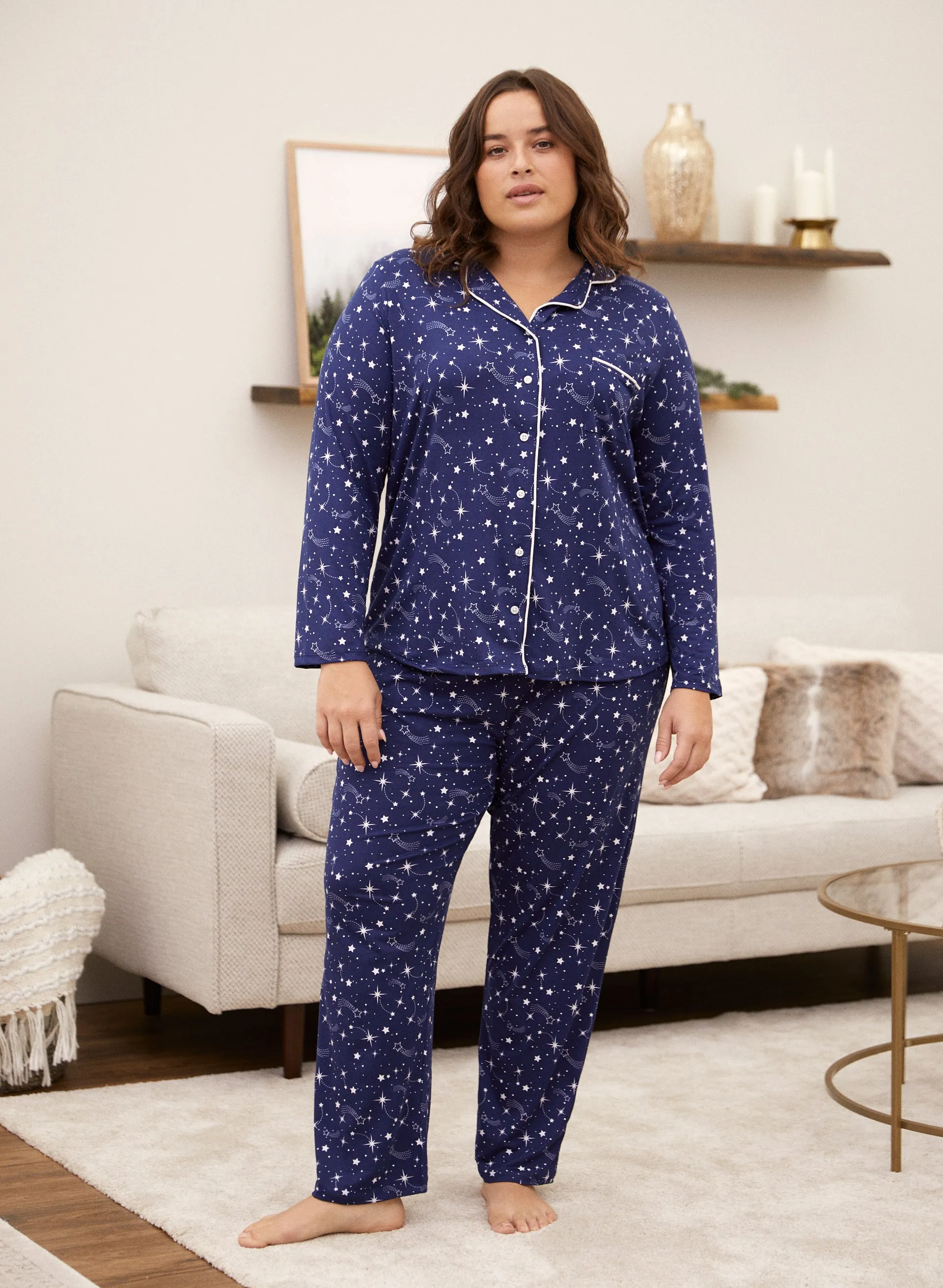 Star Print Pyjama Set sold by Laura