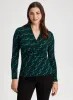 Geometric Print Long Sleeve Top sold by Laura