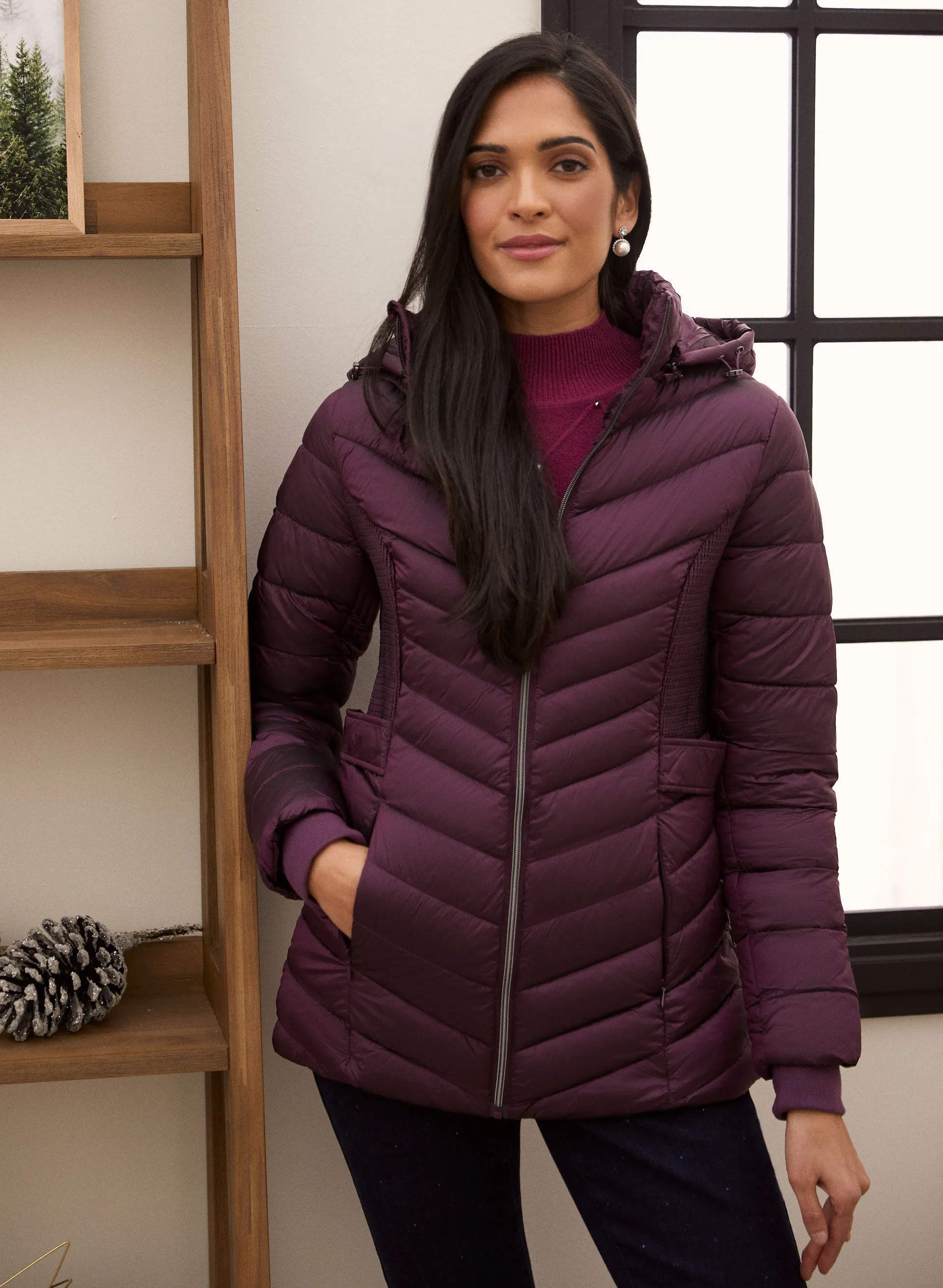 Quilted Vegan Down Coat sold by Laura