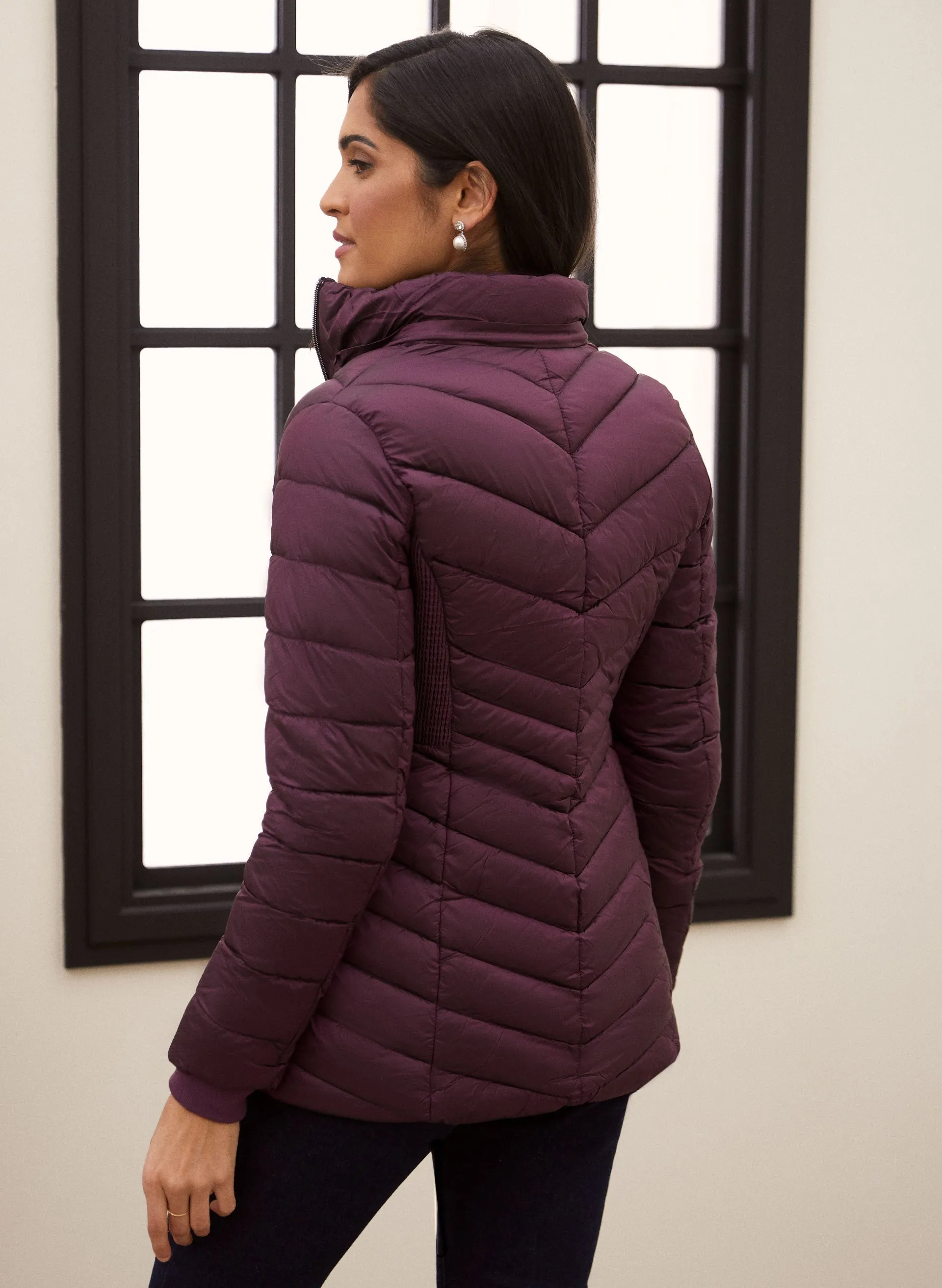 Quilted Vegan Down Coat sold by Laura product image thumbnail 2