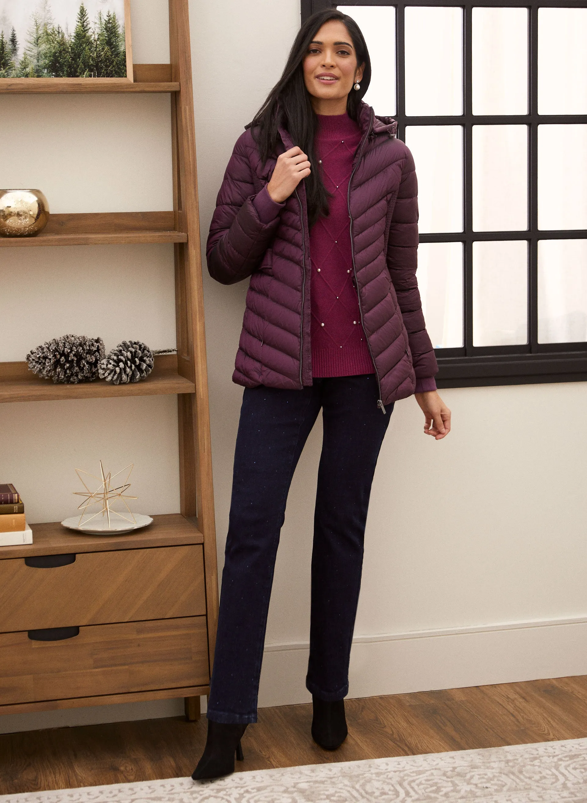 Quilted Vegan Down Coat sold by Laura product image thumbnail 3