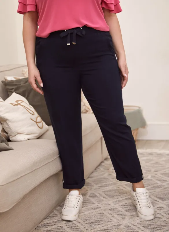 Straight Leg Tencel Pants sold by Laura