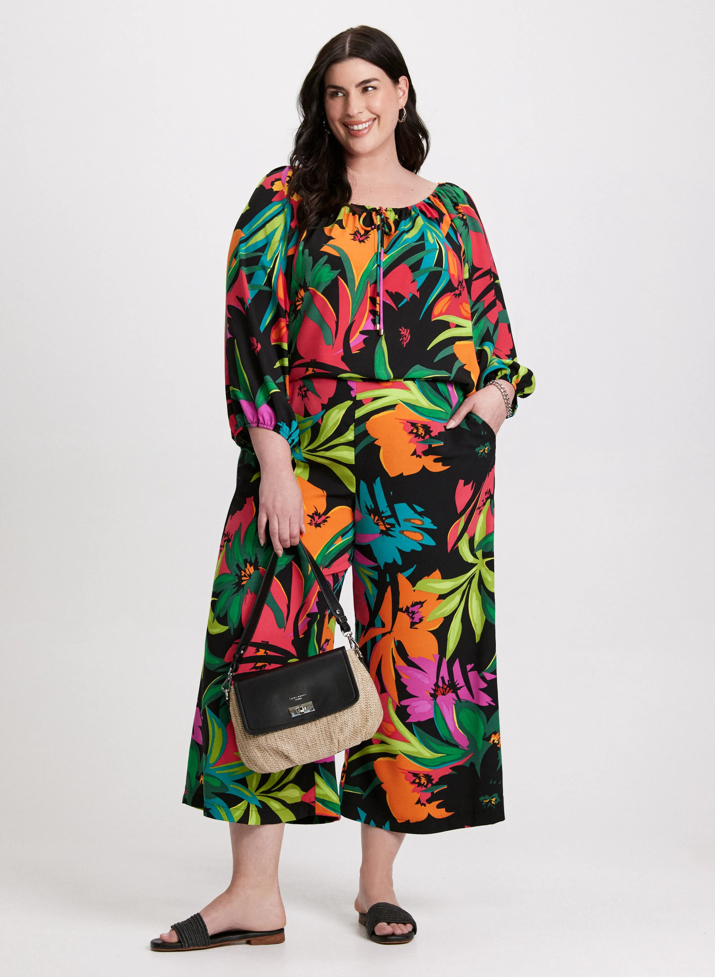 Joseph Ribkoff - Tropical Print Blouse sold by Laura product image thumbnail 3