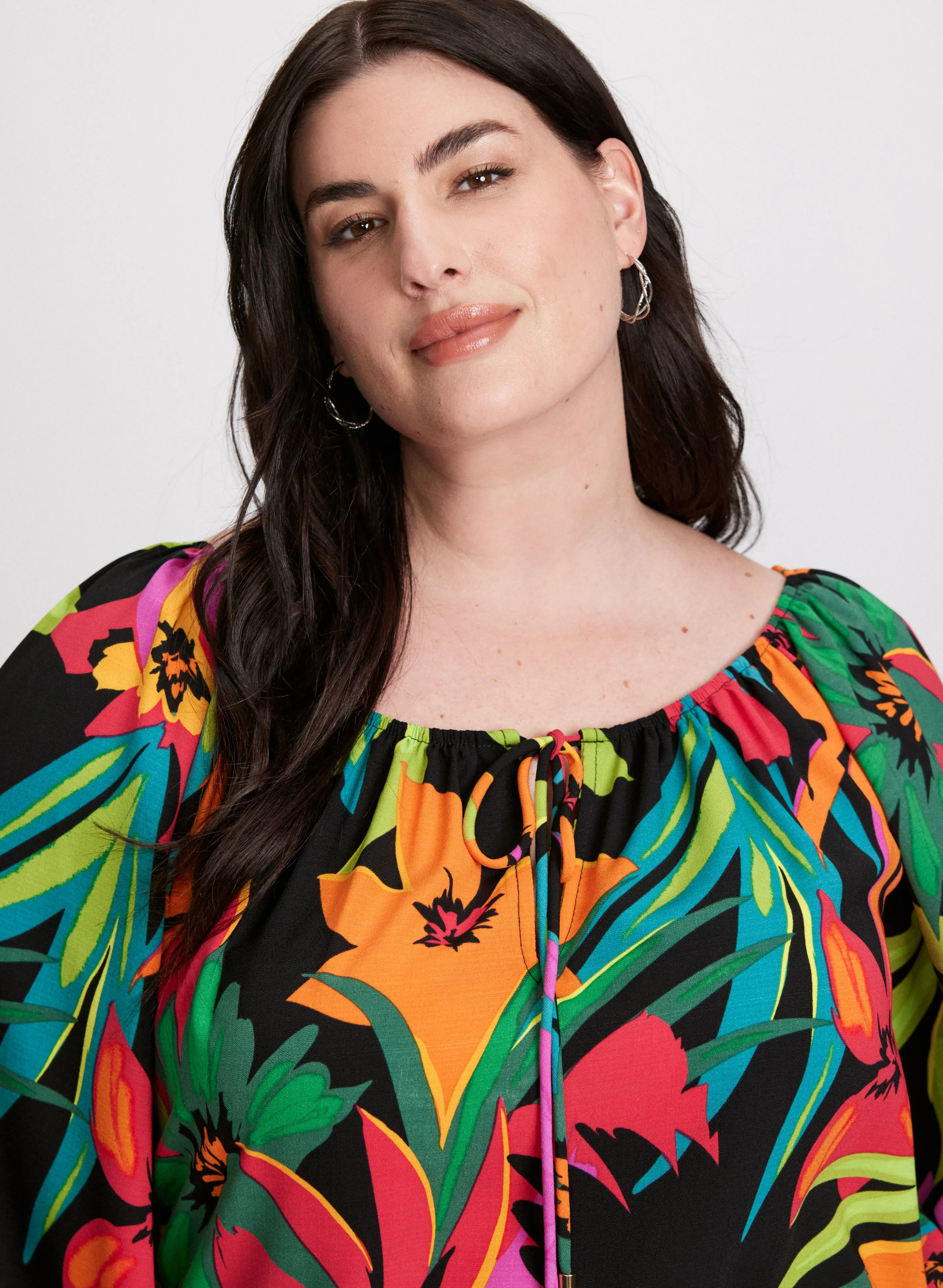 Joseph Ribkoff - Tropical Print Blouse sold by Laura product image thumbnail 2