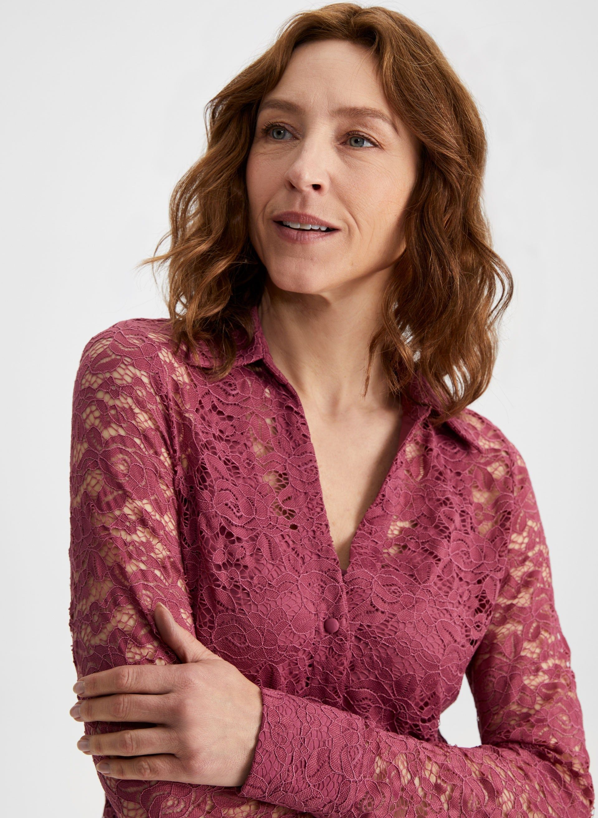 Lace Button-Down Blouse sold by Laura product image thumbnail 2