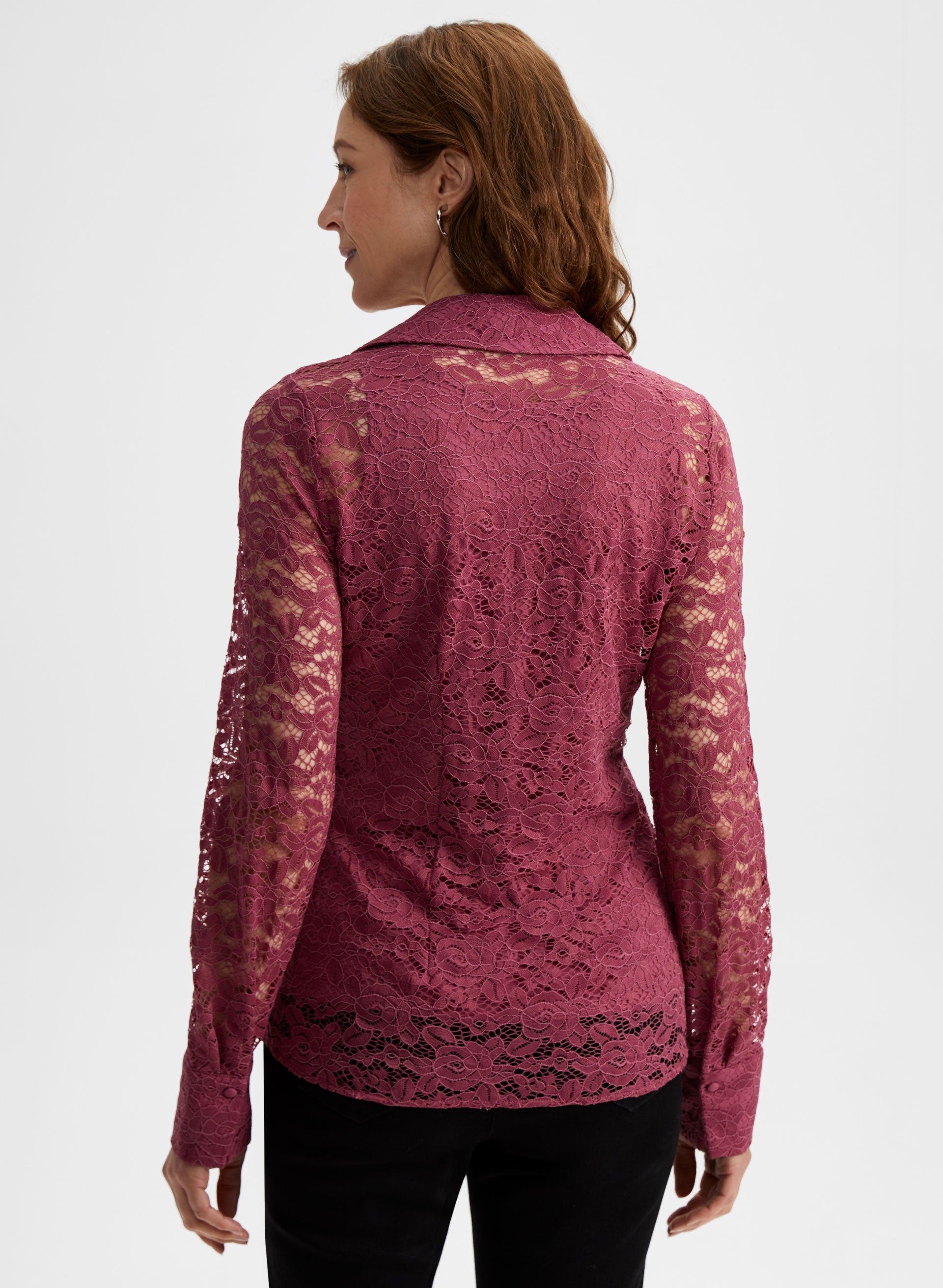 Lace Button-Down Blouse sold by Laura product image thumbnail 4