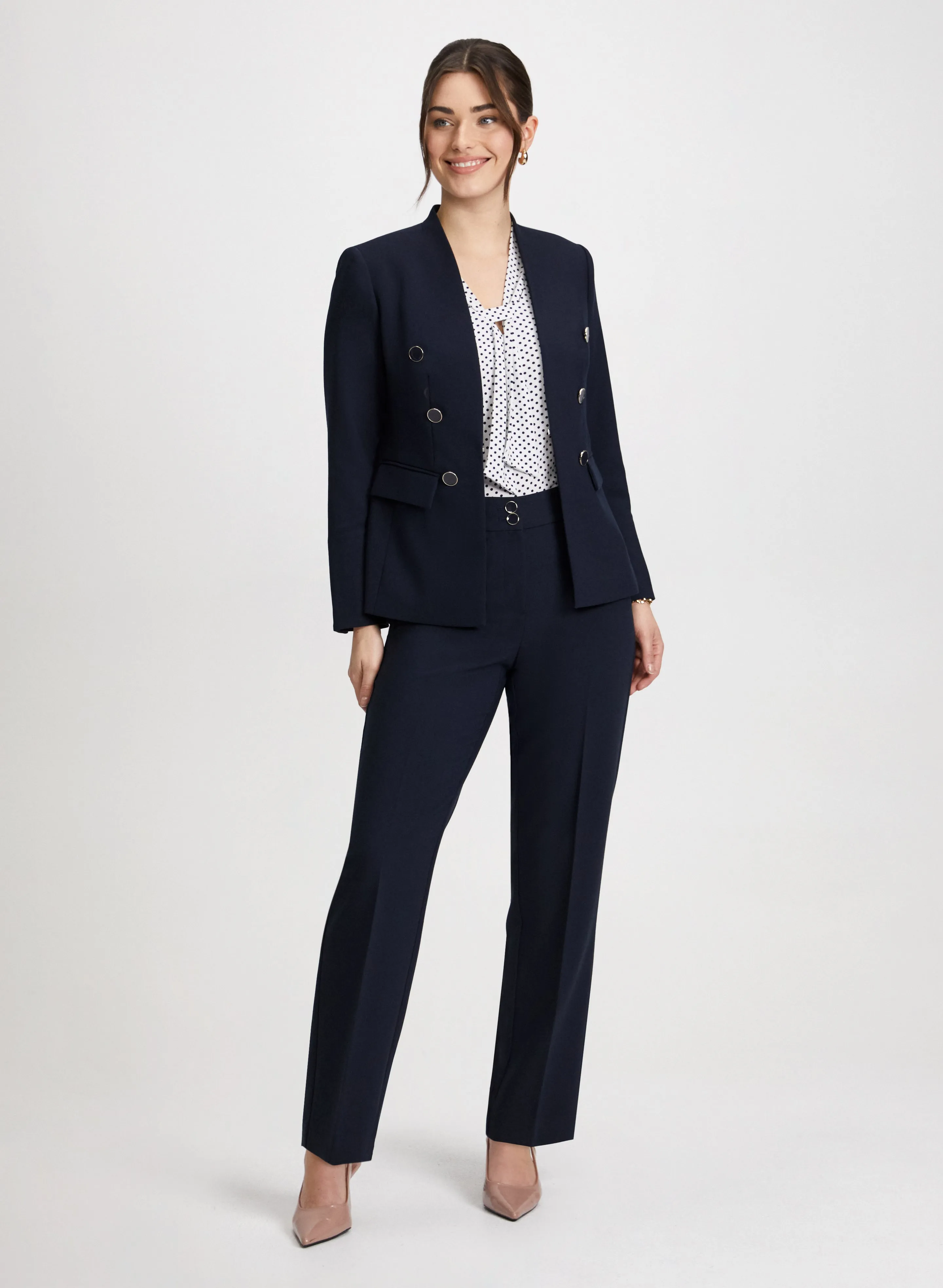 Contrast Button Blazer sold by Laura product image thumbnail 3