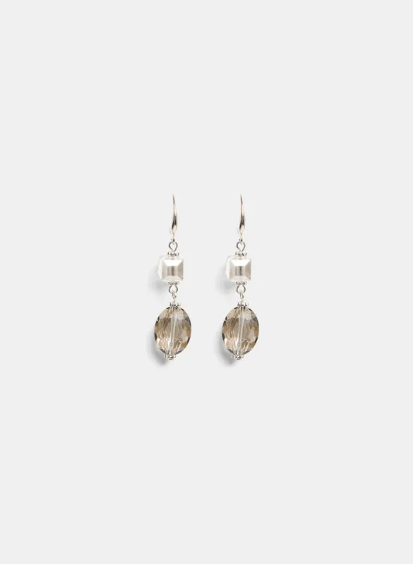 Two-Tier Drop Earrings sold by Laura