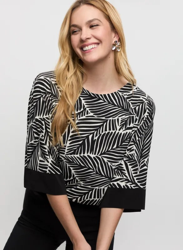 Abstract Leaf Motif Top sold by Laura