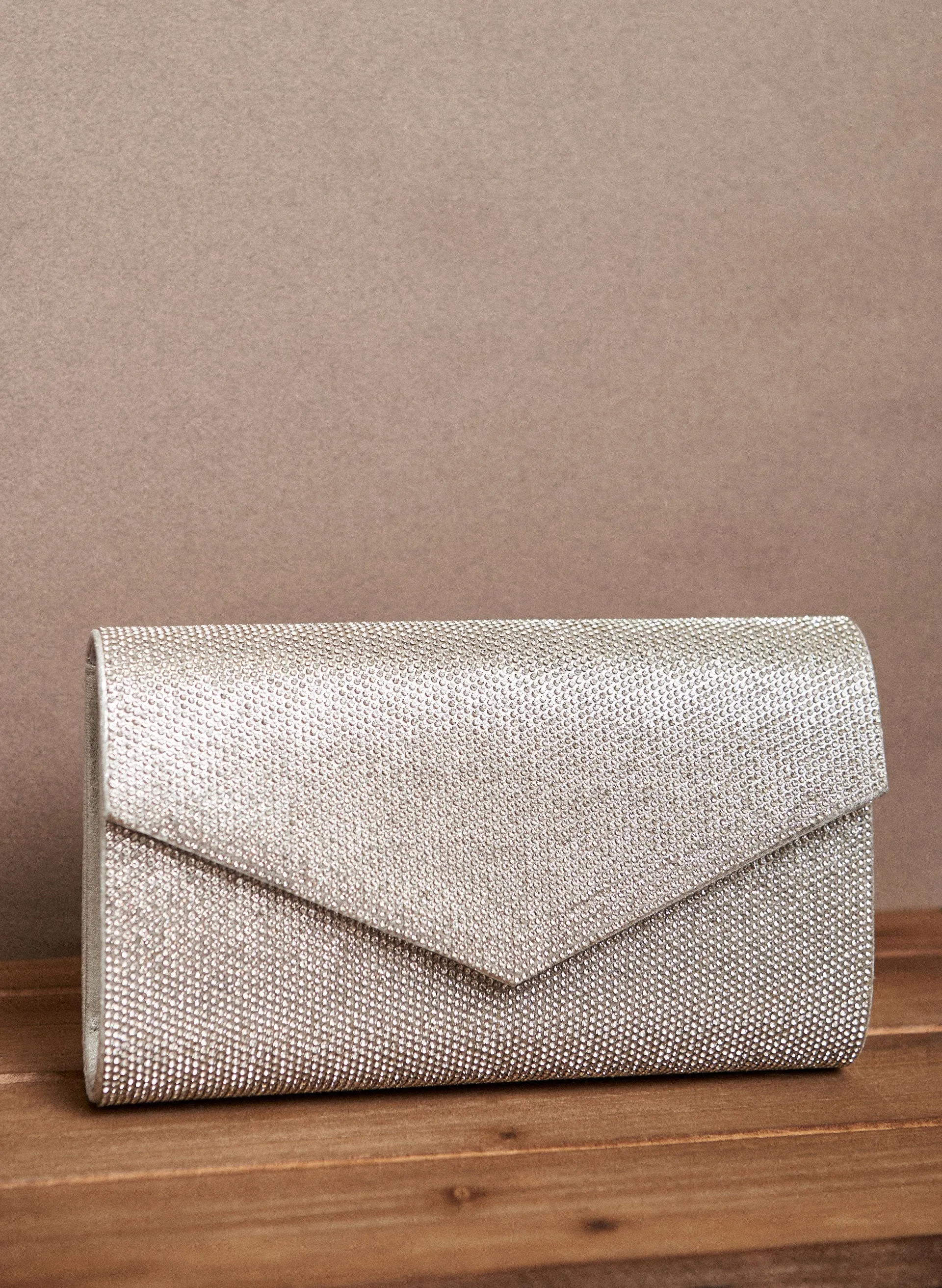 Crystal Flap Evening Clutch sold by Laura