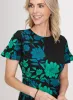 Flutter Sleeve Floral Print Dress sold by Laura