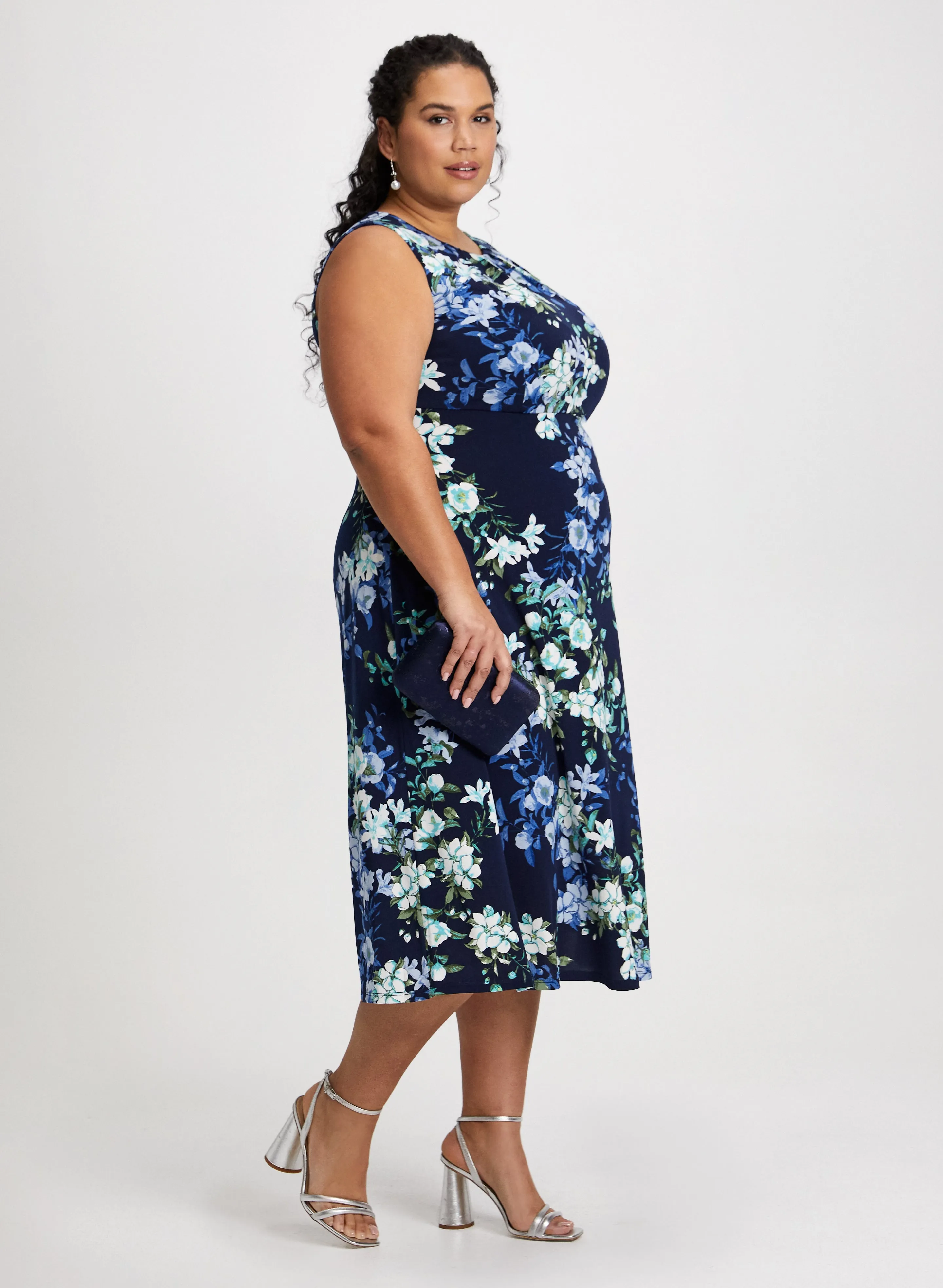 Floral Empire Waist Dress sold by Laura product image thumbnail 3