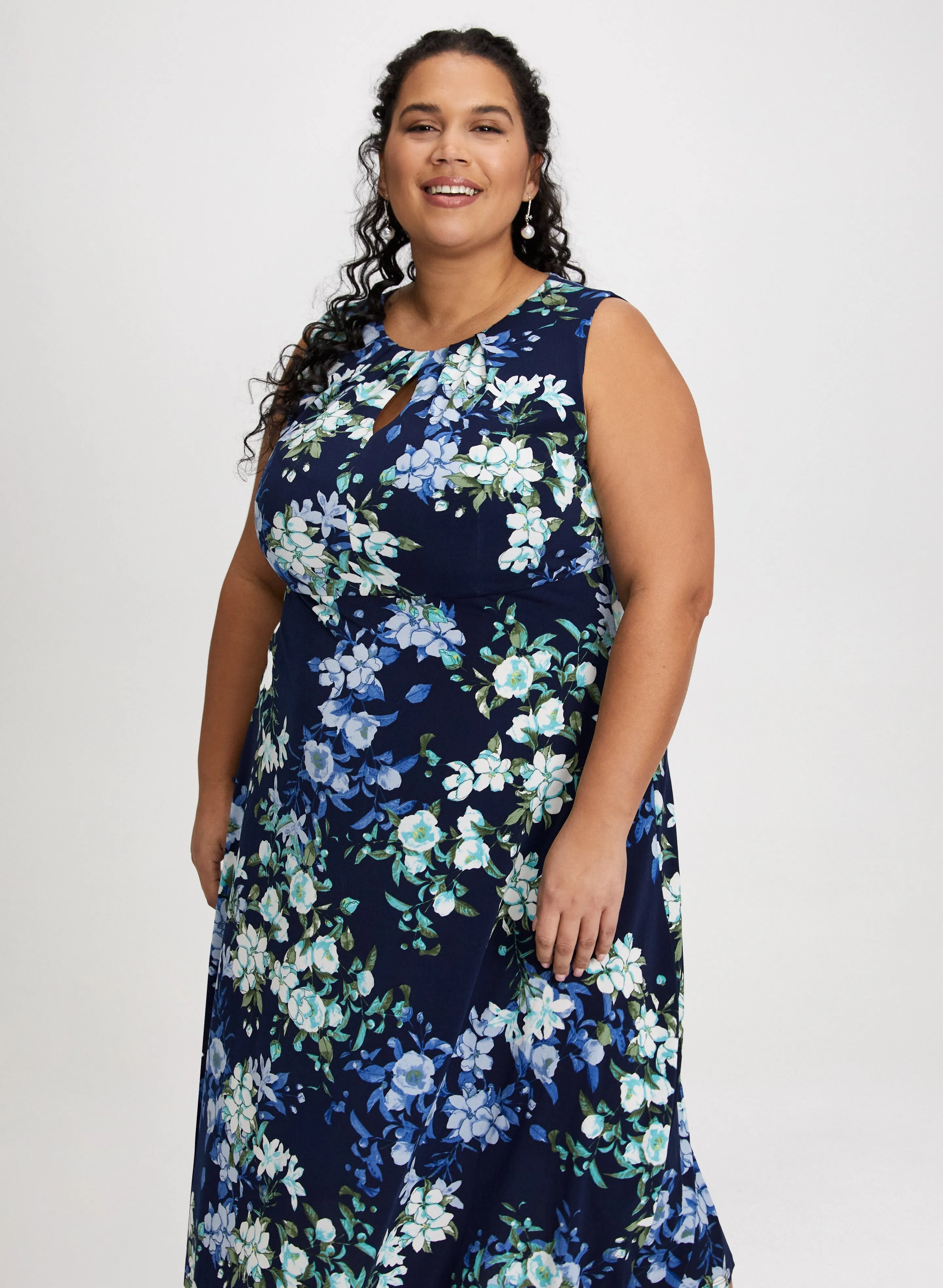 Floral Empire Waist Dress sold by Laura product image thumbnail 4