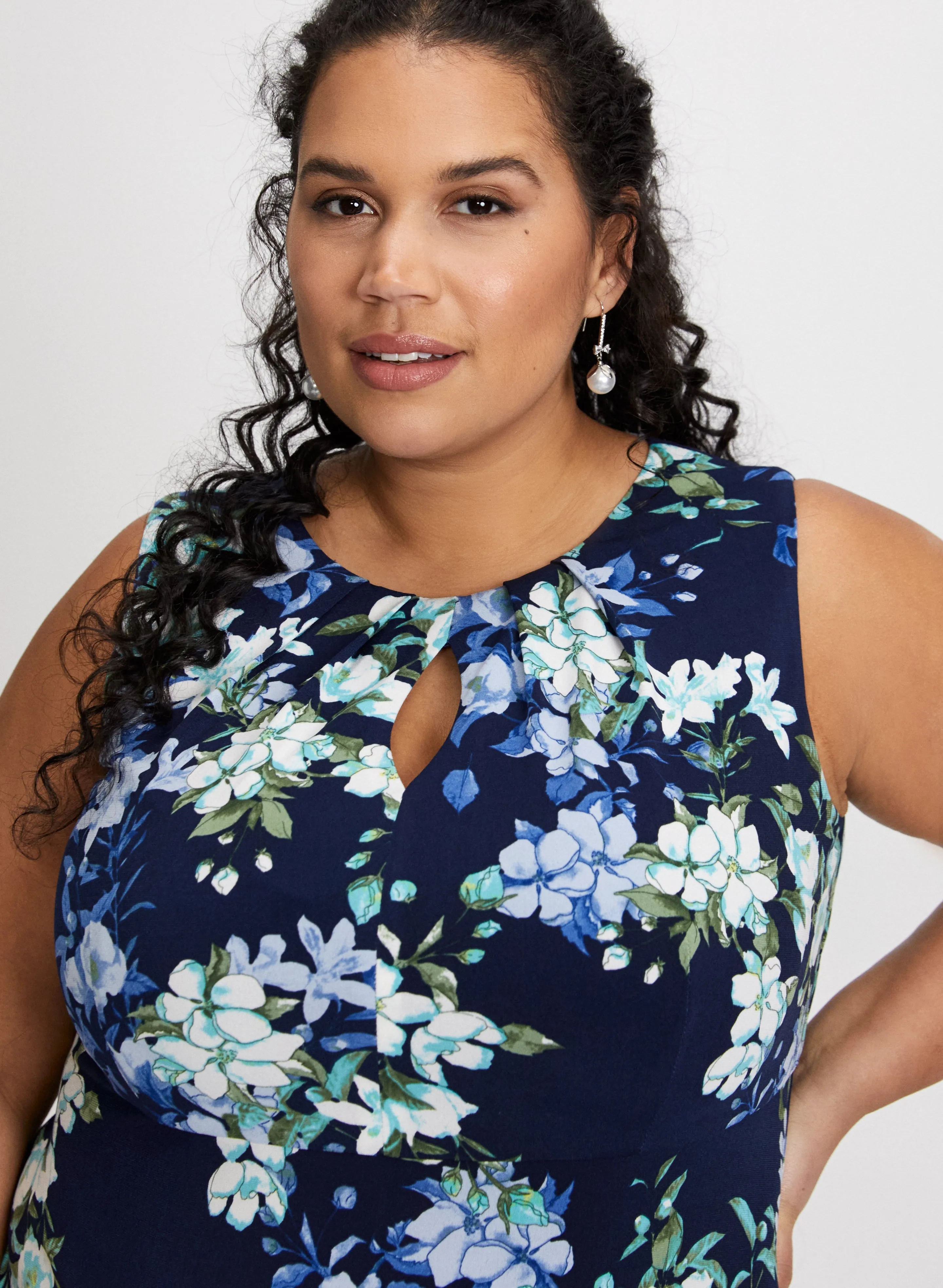 Floral Empire Waist Dress sold by Laura product image thumbnail 5