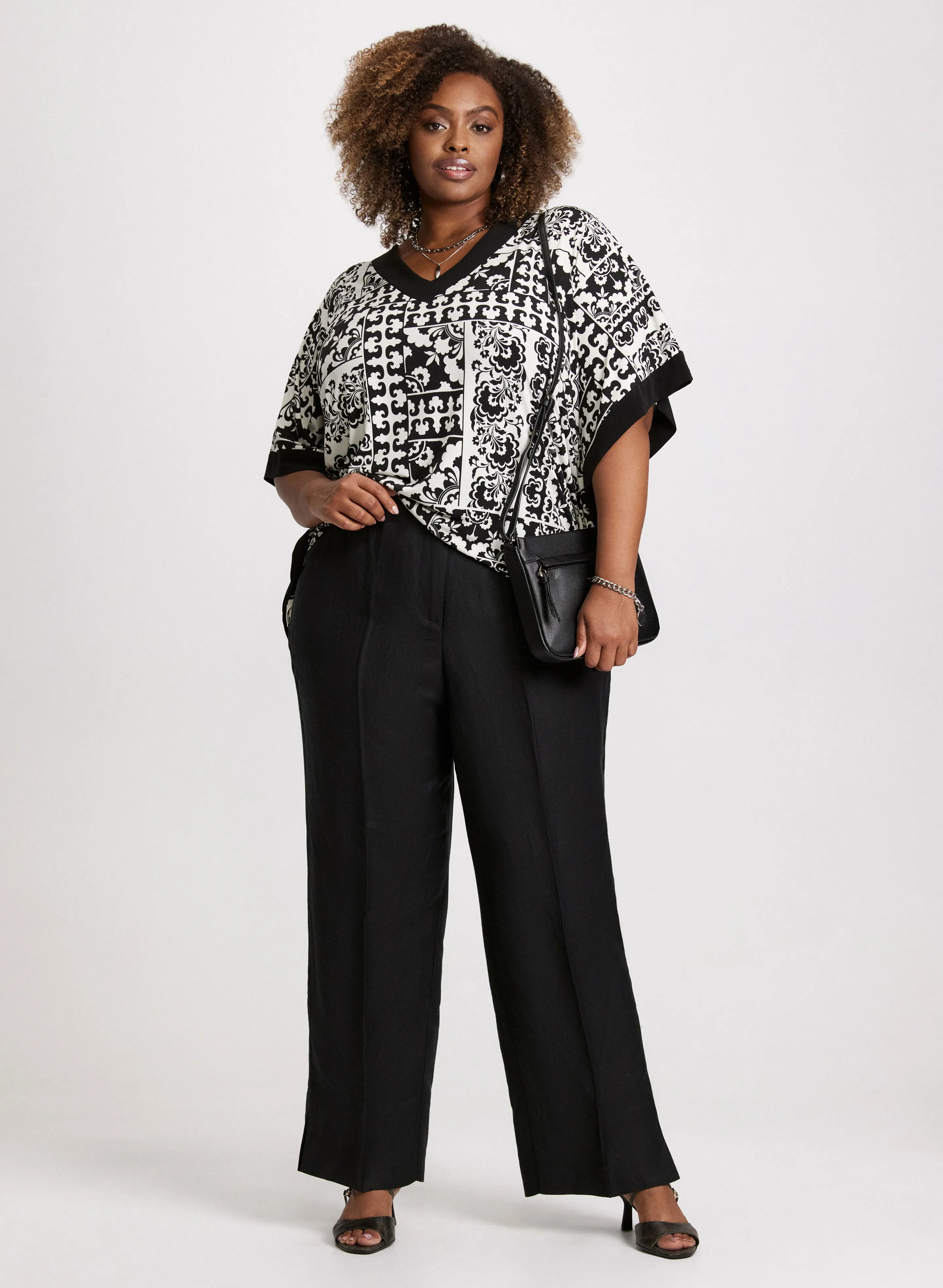 Paisley Patchwork Flared Sleeve Top sold by Laura product image thumbnail 3