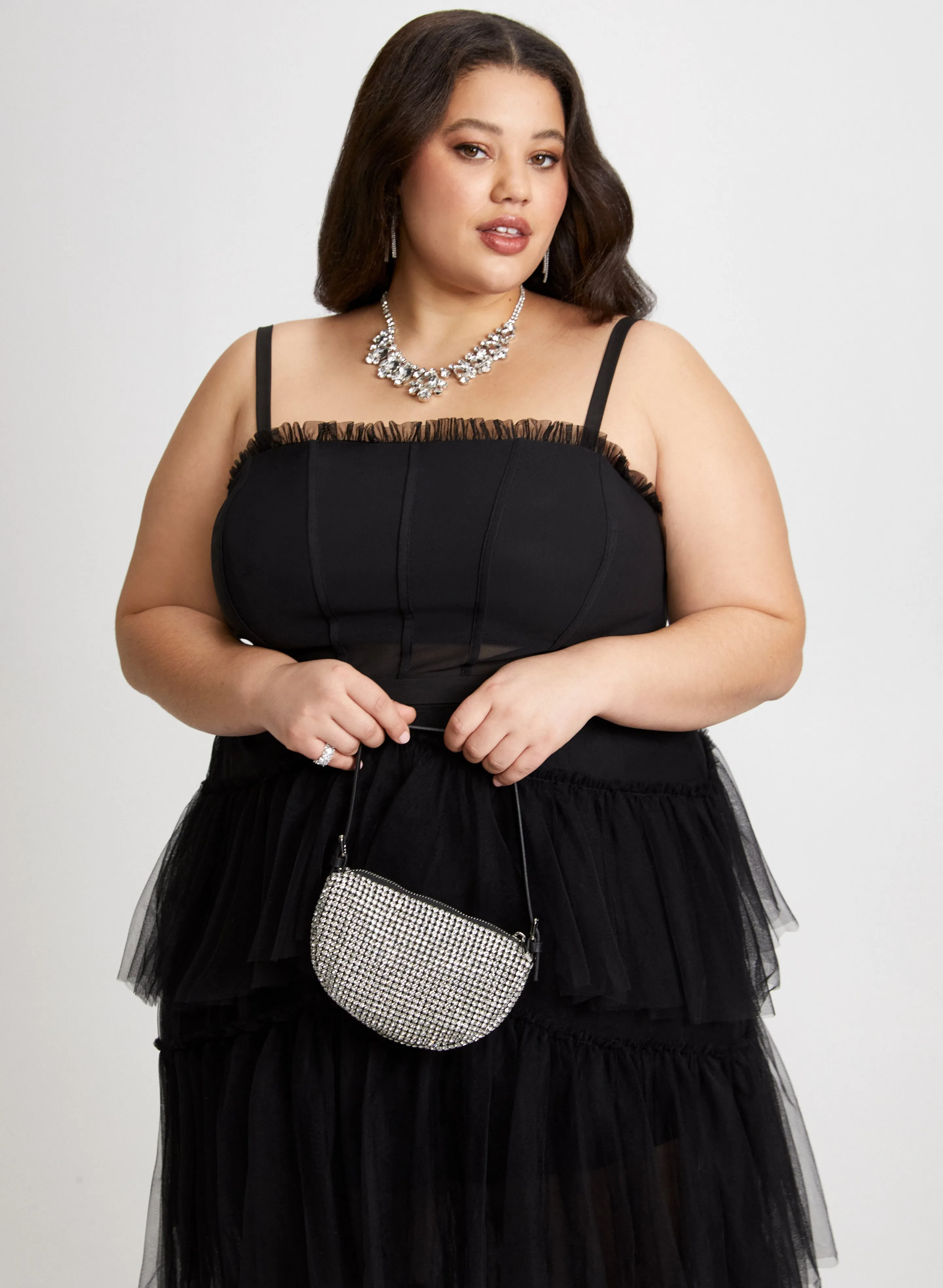 Tiered Tulle Corseted Gown sold by Laura product image thumbnail 5