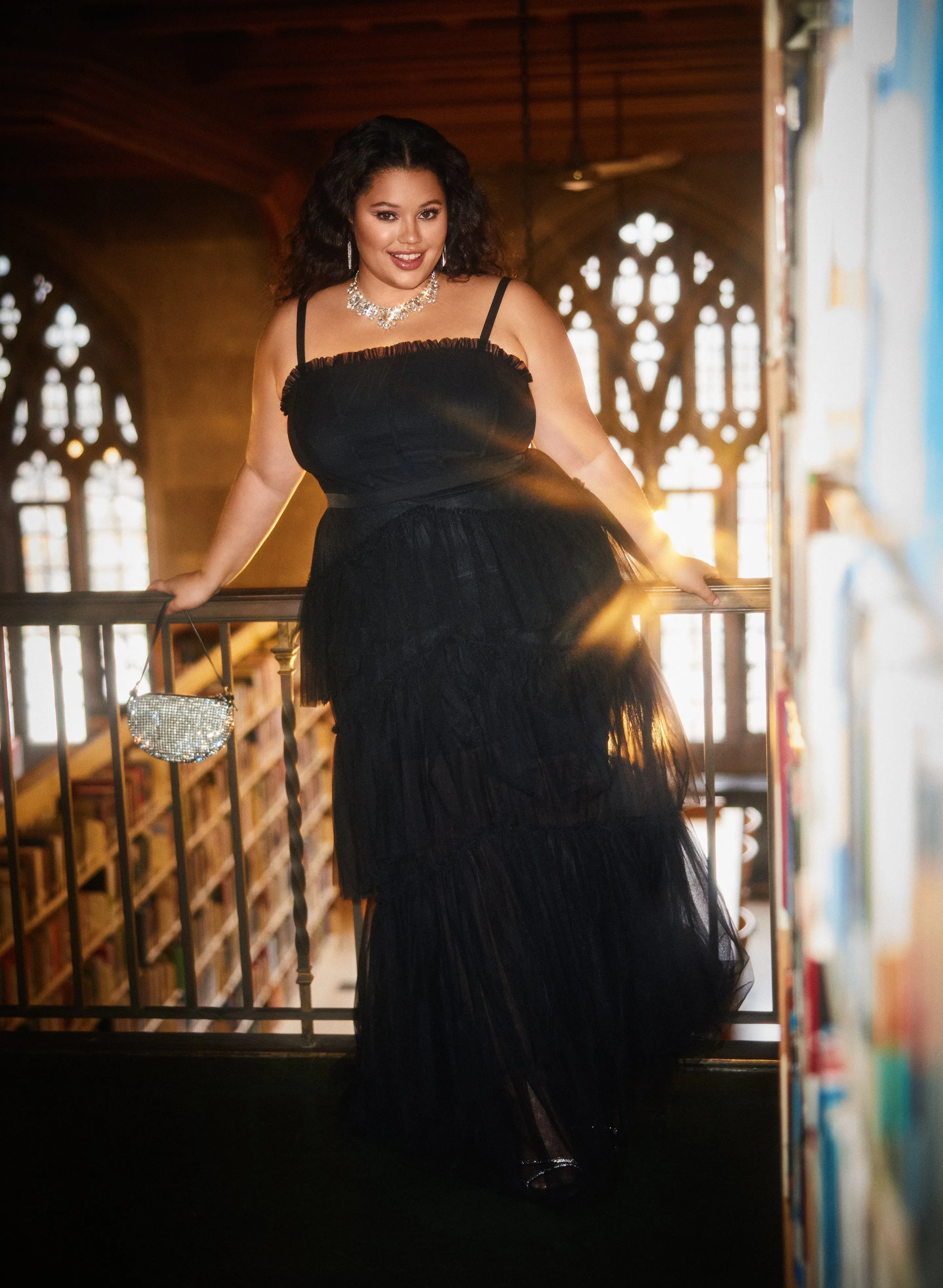 Tiered Tulle Corseted Gown sold by Laura product image thumbnail 2