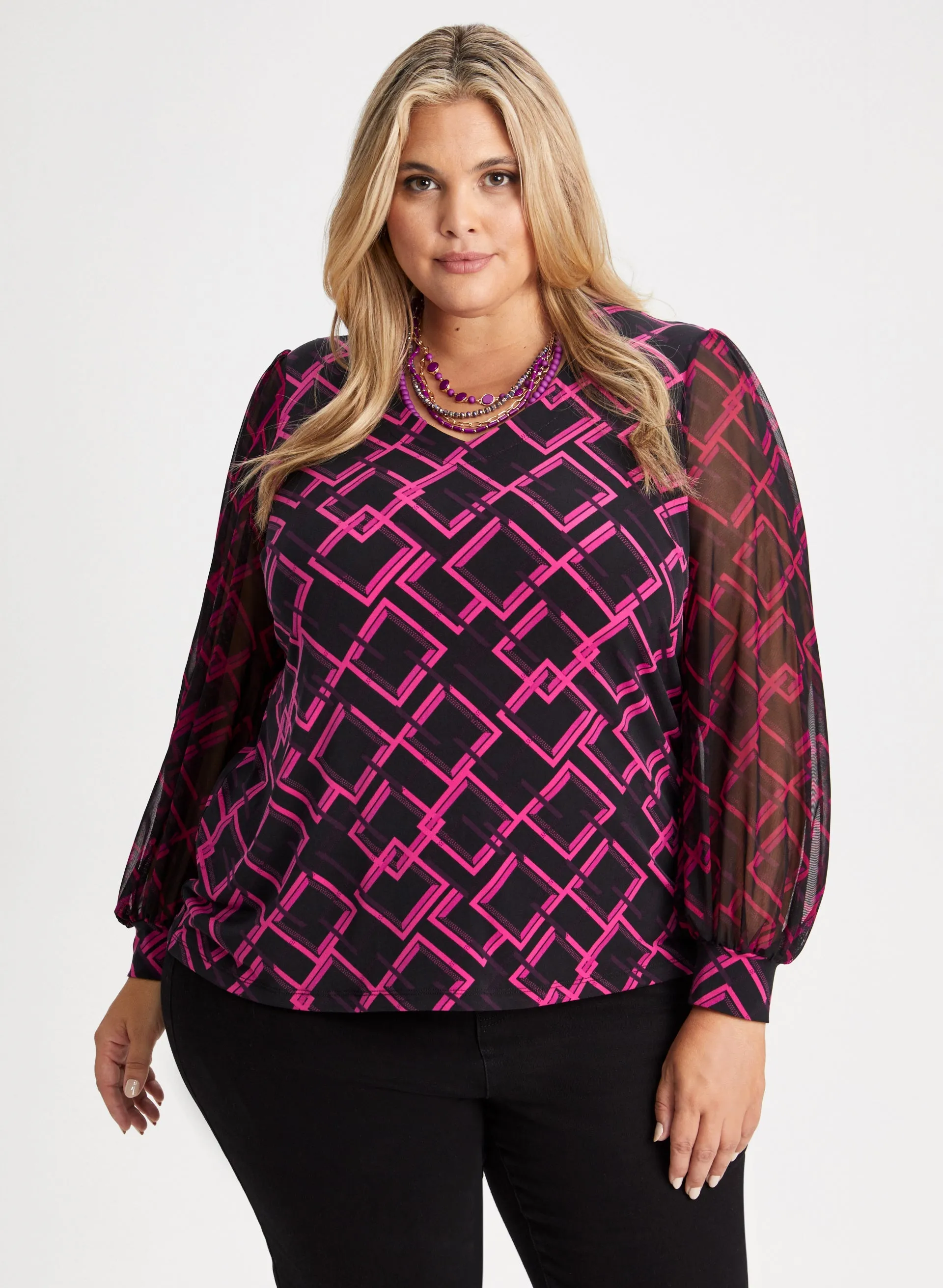 Geometric Print Top sold by Laura product image thumbnail 5