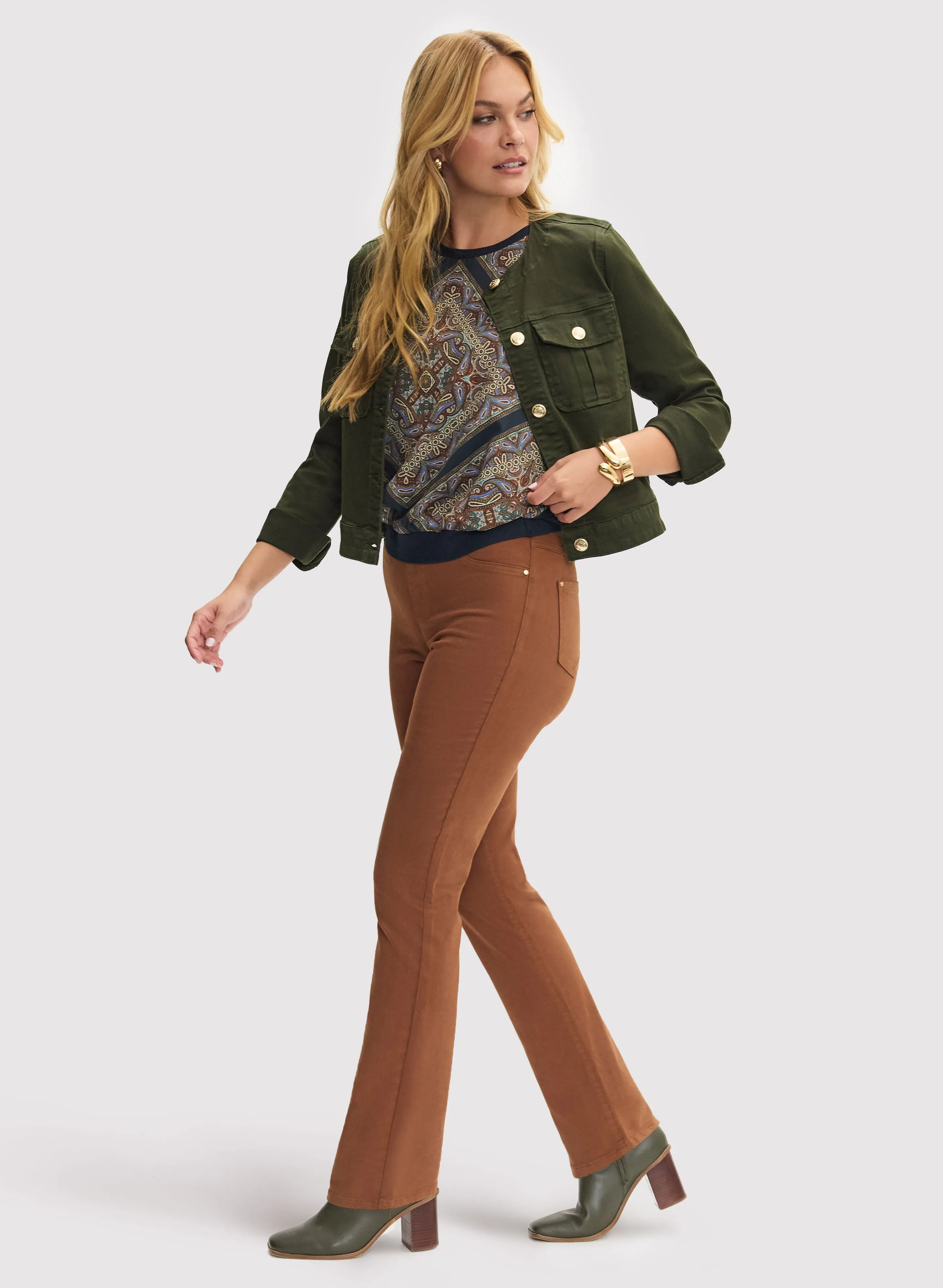 Denim Jacket & Straight Leg Jeans sold by Laura