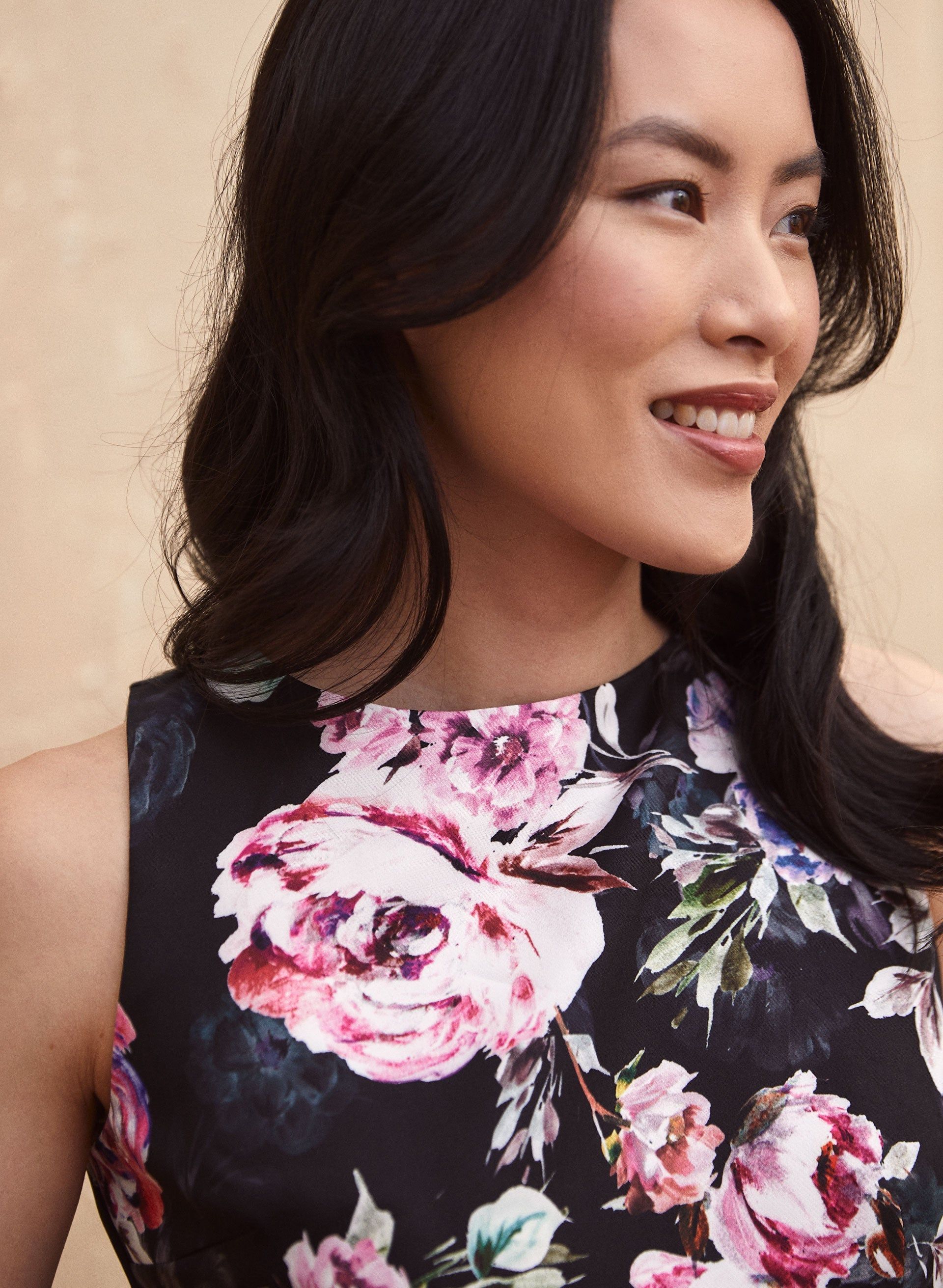 Floral Print Stretch Dress sold by Laura product image thumbnail 3