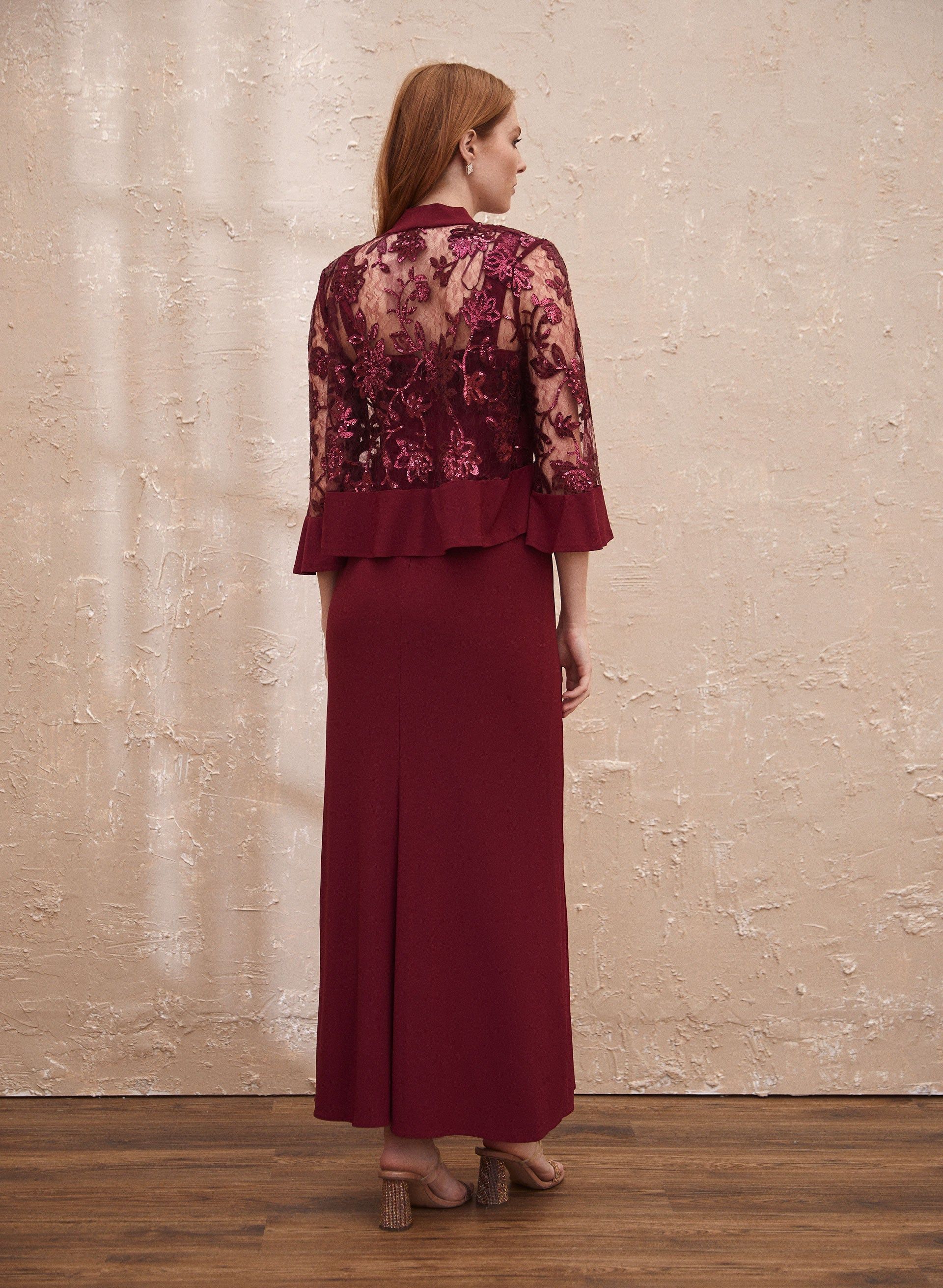 Sequin & Mesh Jacket & Dress Set sold by Laura product image thumbnail 2