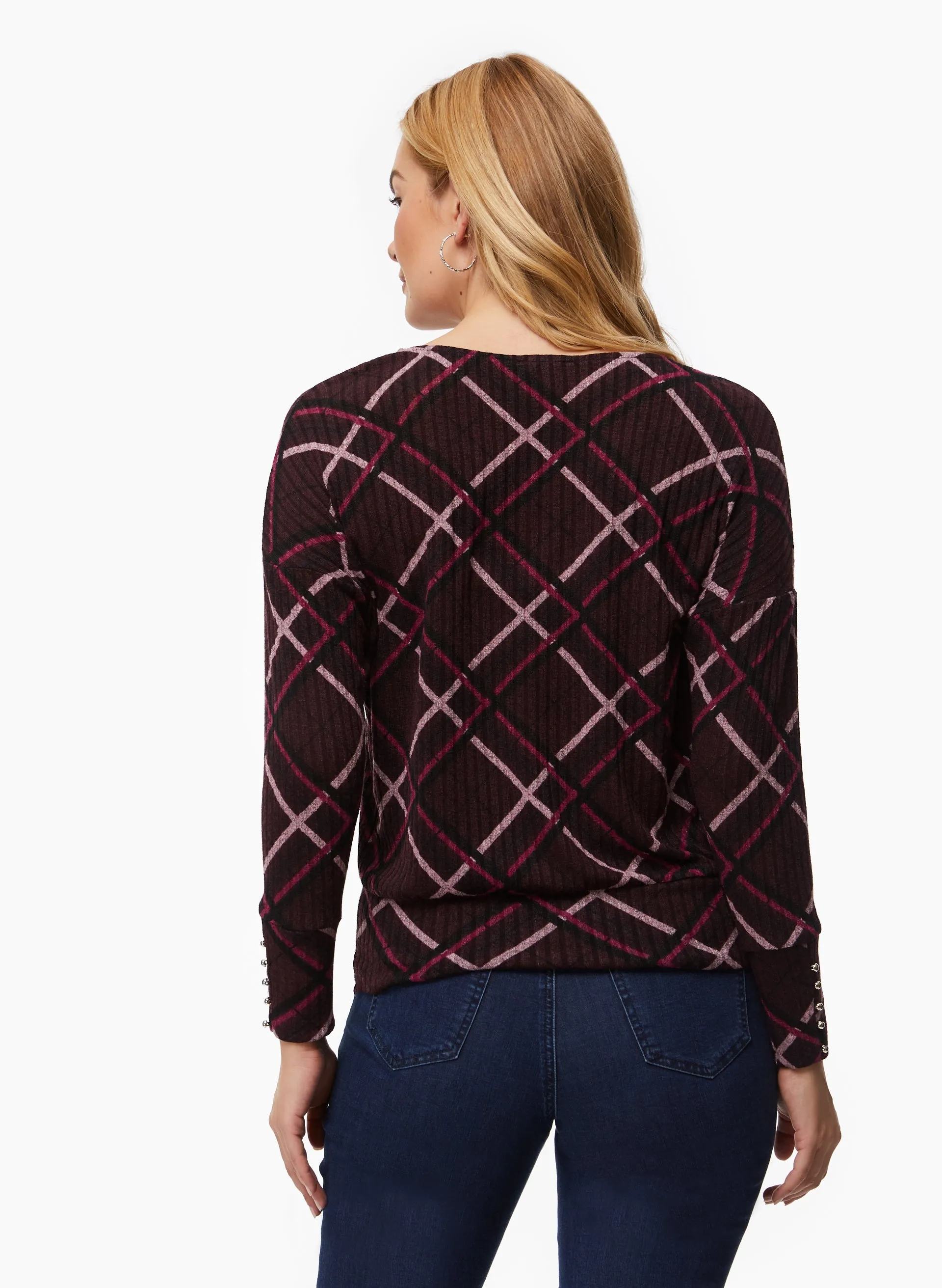 Plaid Motif Top sold by Laura product image thumbnail 4