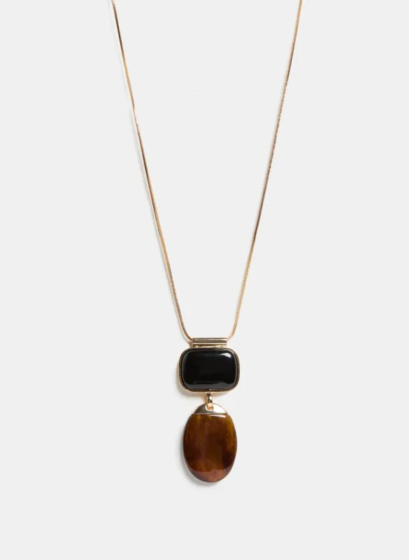 Resin Pendant Necklace sold by Laura