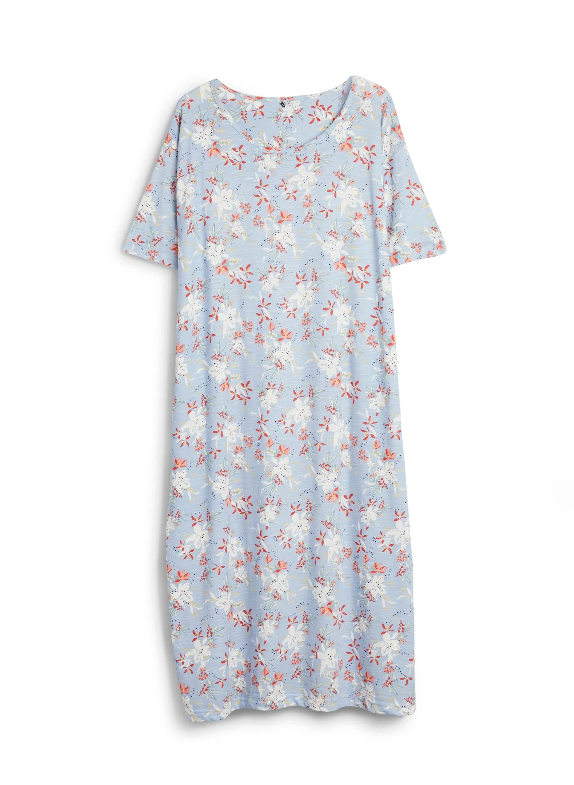 Floral Print Cotton Nightgown sold by Laura product image thumbnail 3