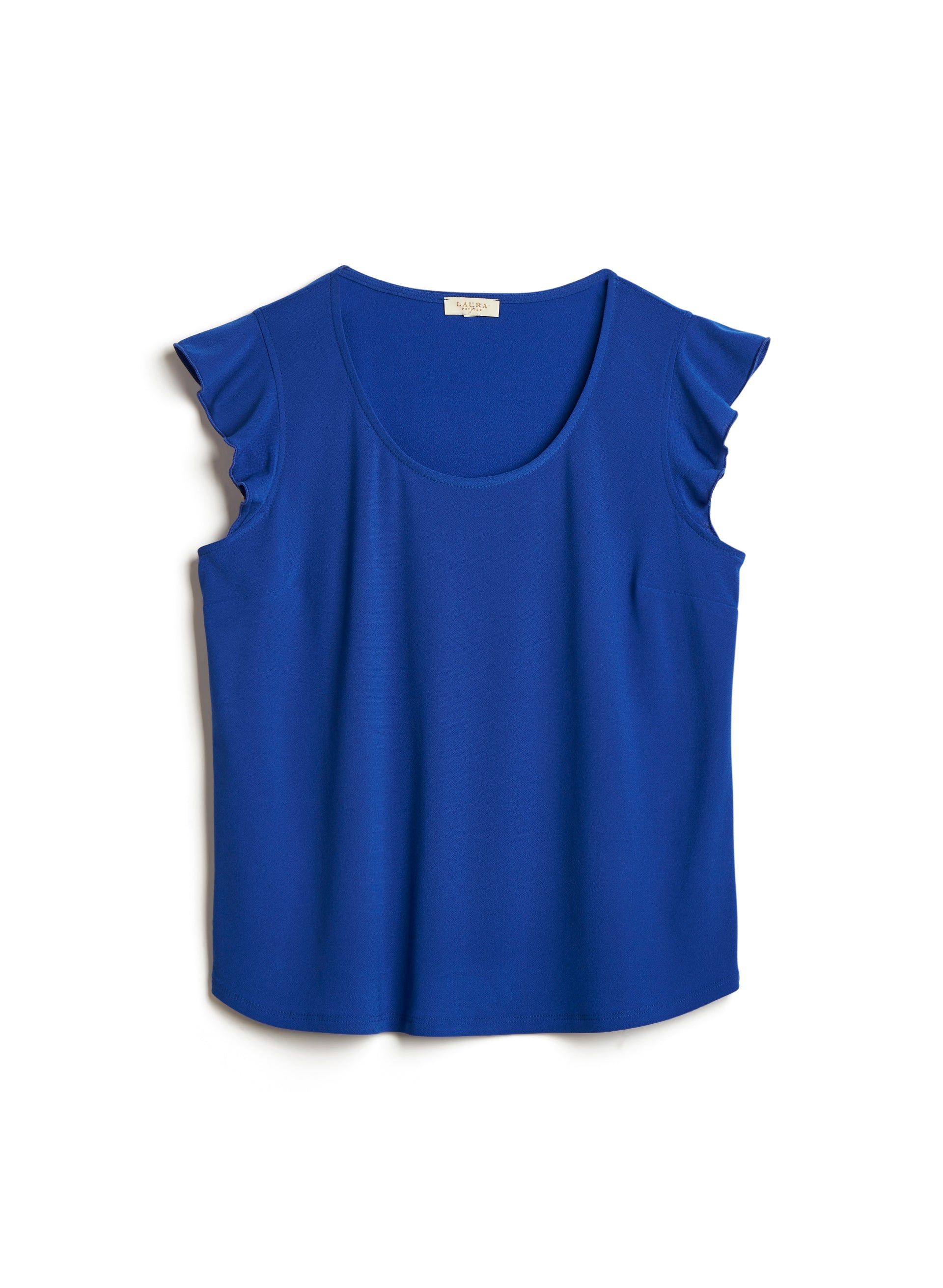 Ruffle Detail Scoop Neck Top sold by Laura product image thumbnail 5