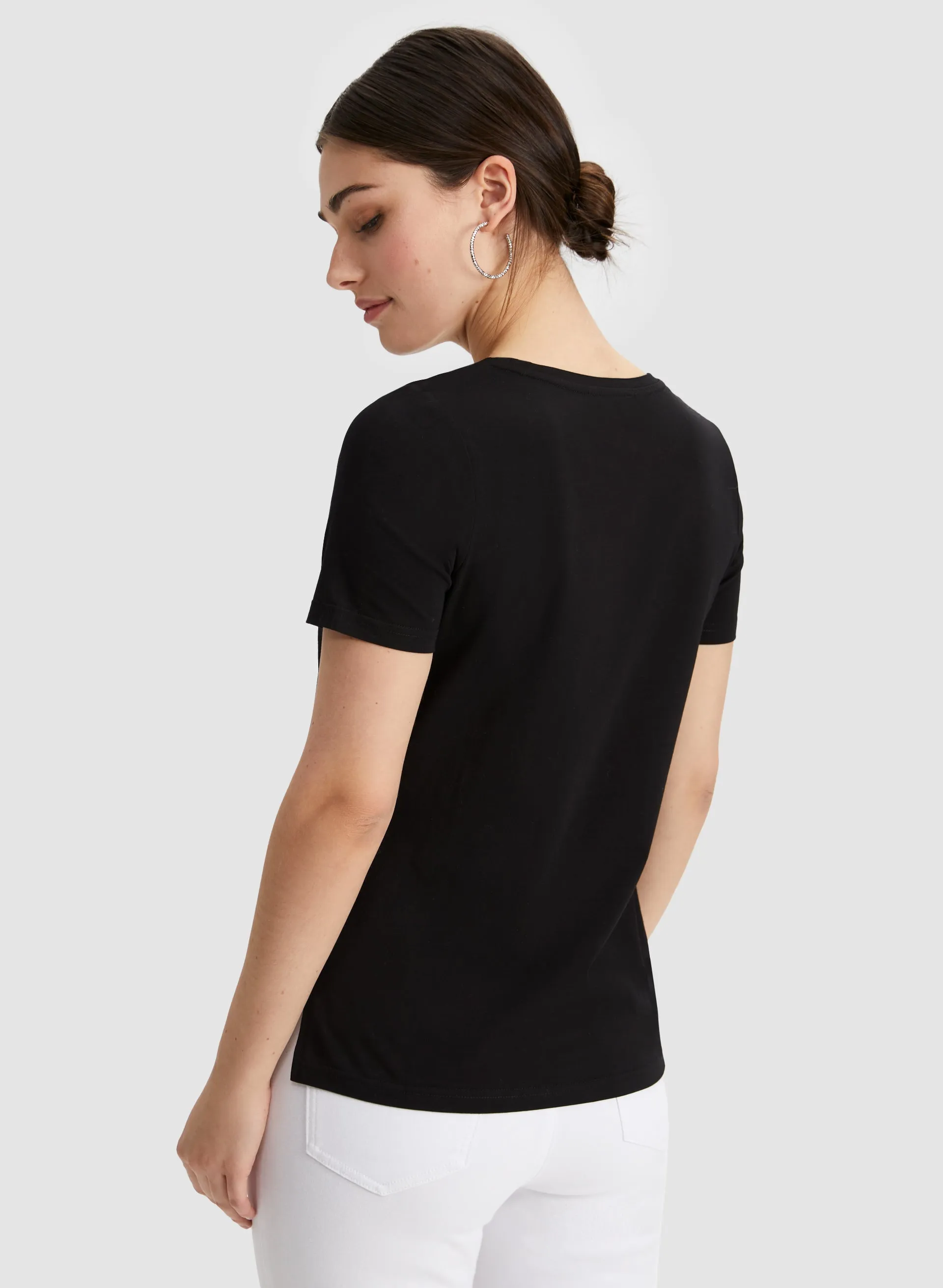 Text Print Tee sold by Laura product image thumbnail 2